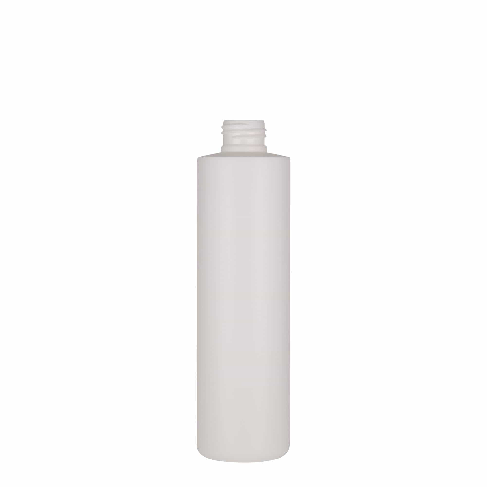 250 ml Kunststoffflasche 'Pipe', Green HDPE, weiß, Mündung: 24/410