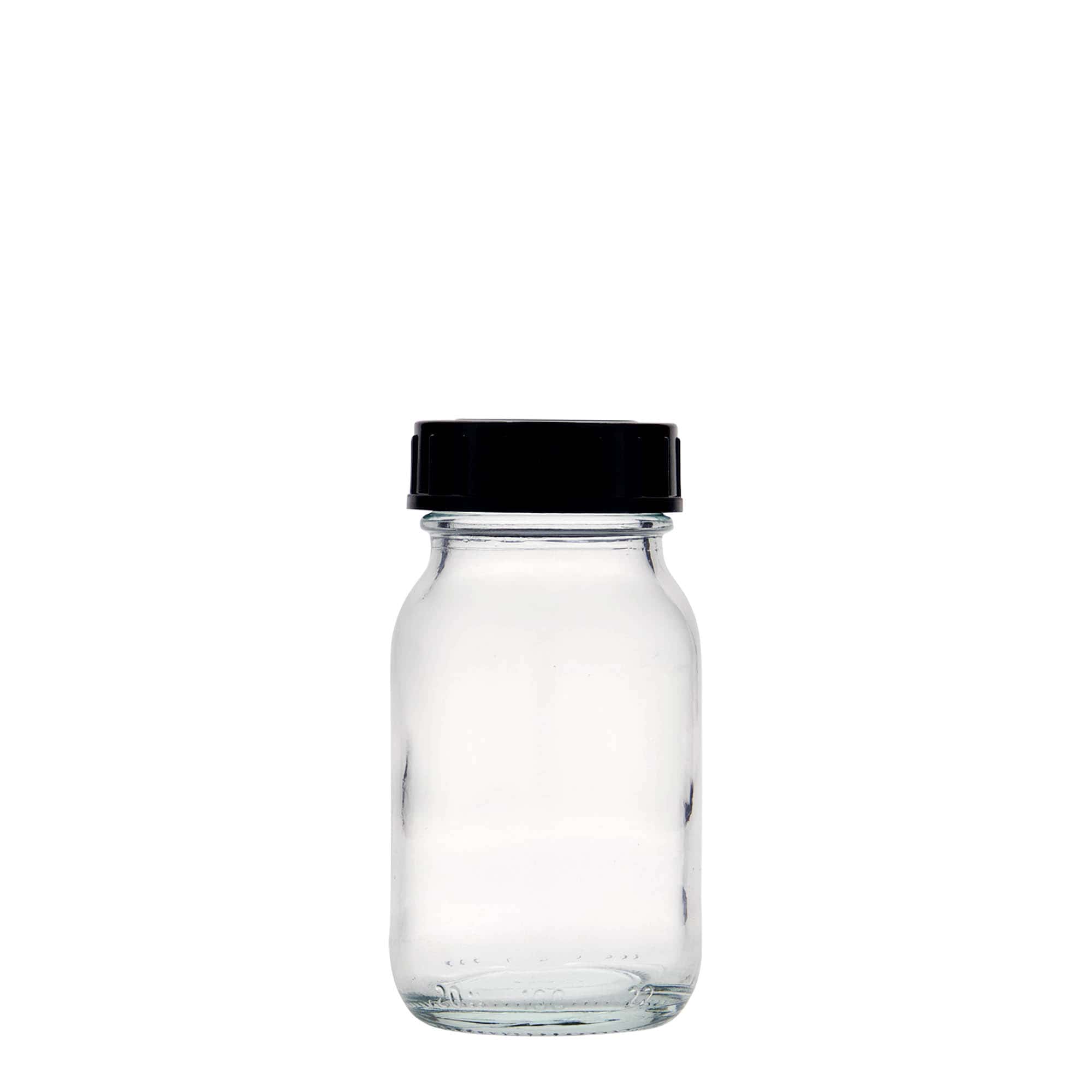 100 ml Weithalsglas, Mündung: DIN 40
