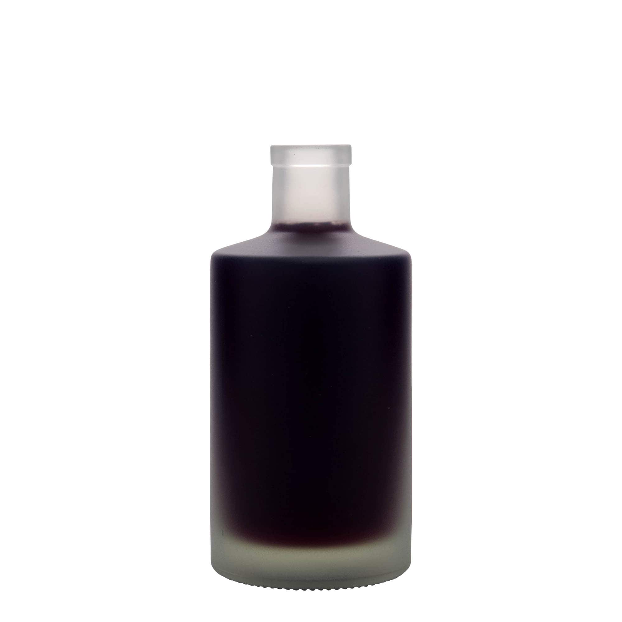 500 ml Glasflasche „Caroline“, geeist, Mündung: Kork