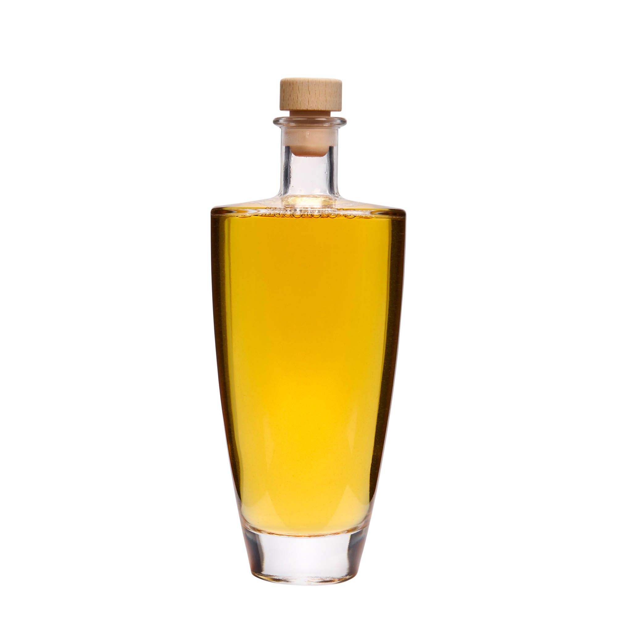 500 ml Glasflasche 'Vanessa', oval, Mündung: Kork