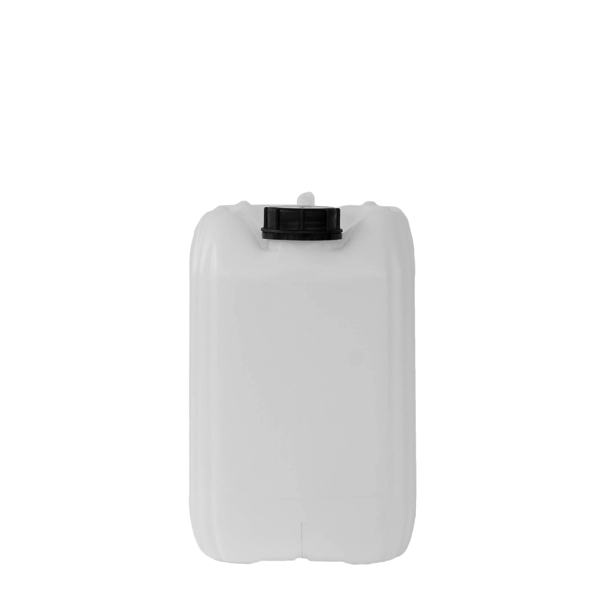 10 l Kanister, rechteckig, HDPE-Kunststoff, natur, Mündung: ND 55 10 l Kanister, rechteckig, HDPE-Kunststoff, natur, Mündung: ND 55