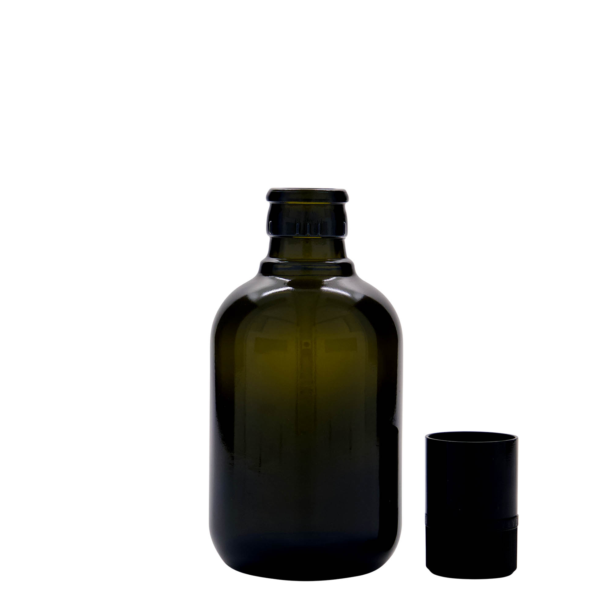 250 ml Essig-/Ölflasche 'Biolio', Glas, antikgrün, Mündung: DOP 250 ml Essig-/Ölflasche 'Biolio', Glas, antikgrün, Mündung: DOP