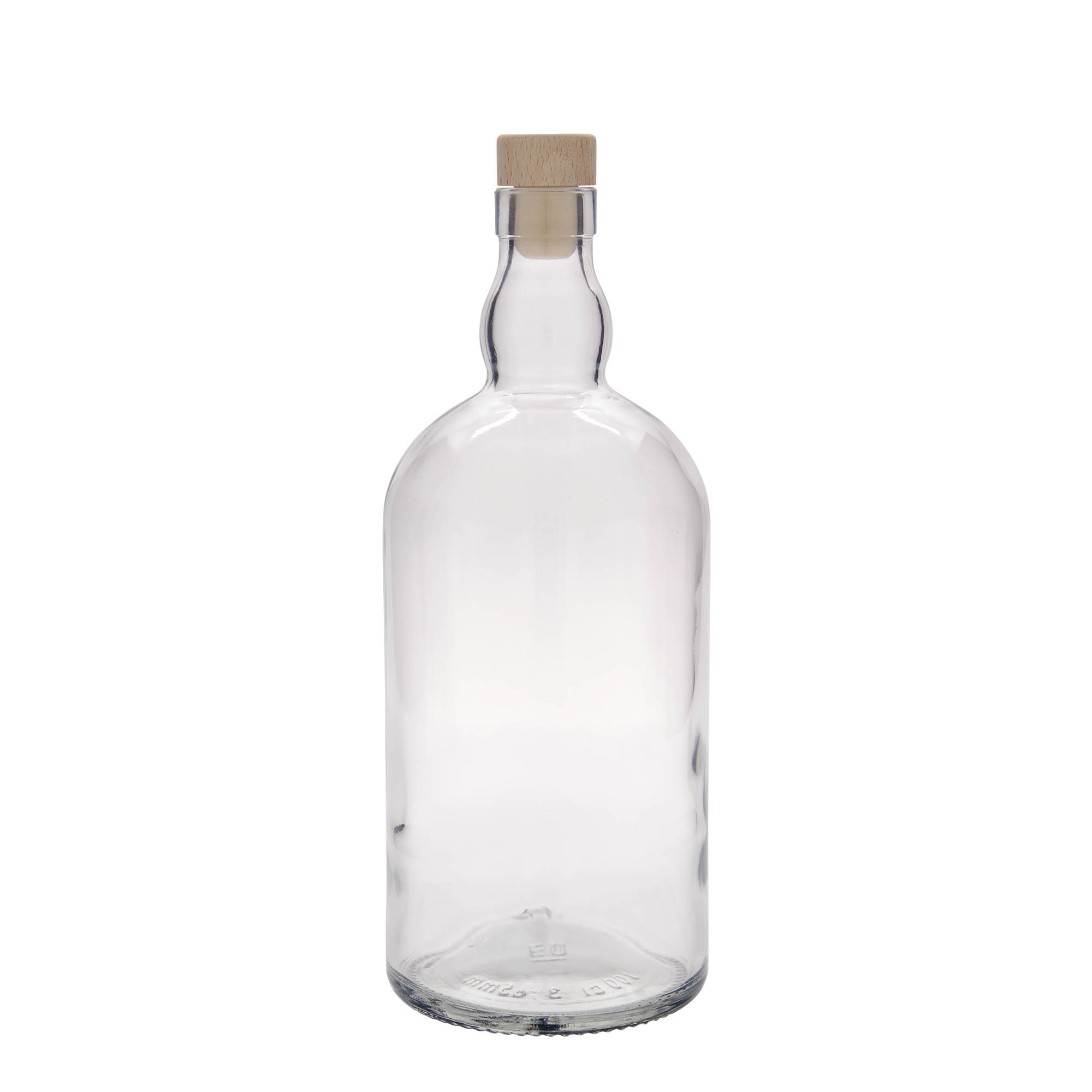 1000 ml Glasflasche 'Aberdeen', Mündung: Kork 1000 ml Glasflasche 'Aberdeen', Mündung: Kork