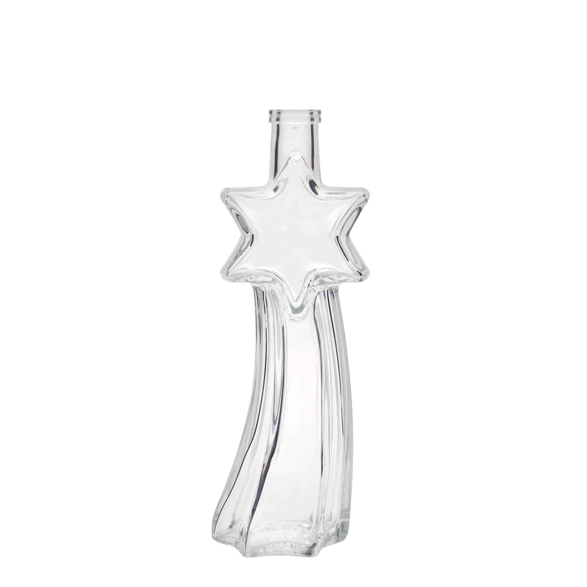 200 ml Glasflasche „Sternschnuppe“, Mündung: Kork