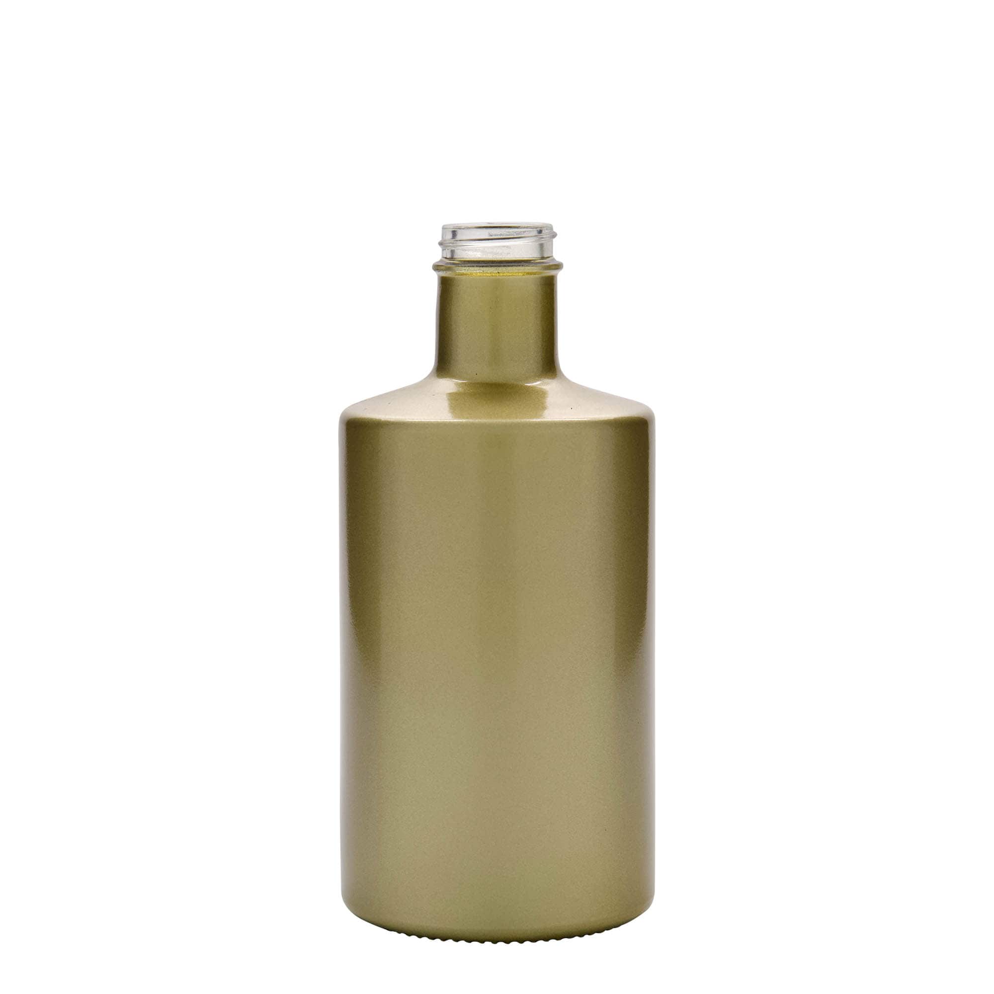 500 ml Glasflasche 'Caroline', gold, Mündung: GPI 33 500 ml Glasflasche 'Caroline', gold, Mündung: GPI 33