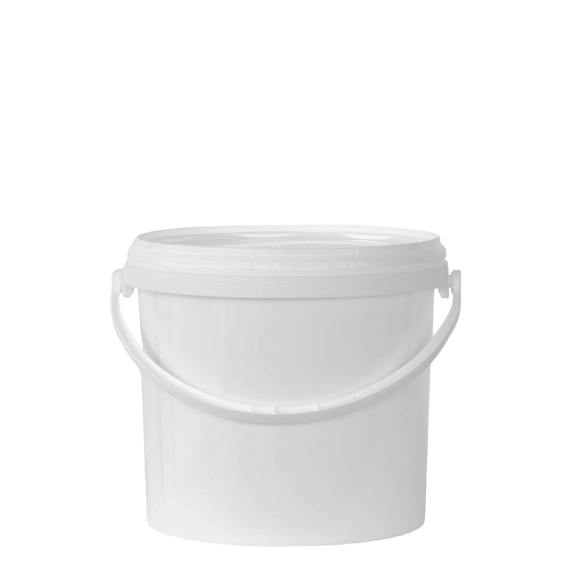 5 l Eimer, PP-Kunststoff, weiß 5 l Eimer, PP-Kunststoff, weiß