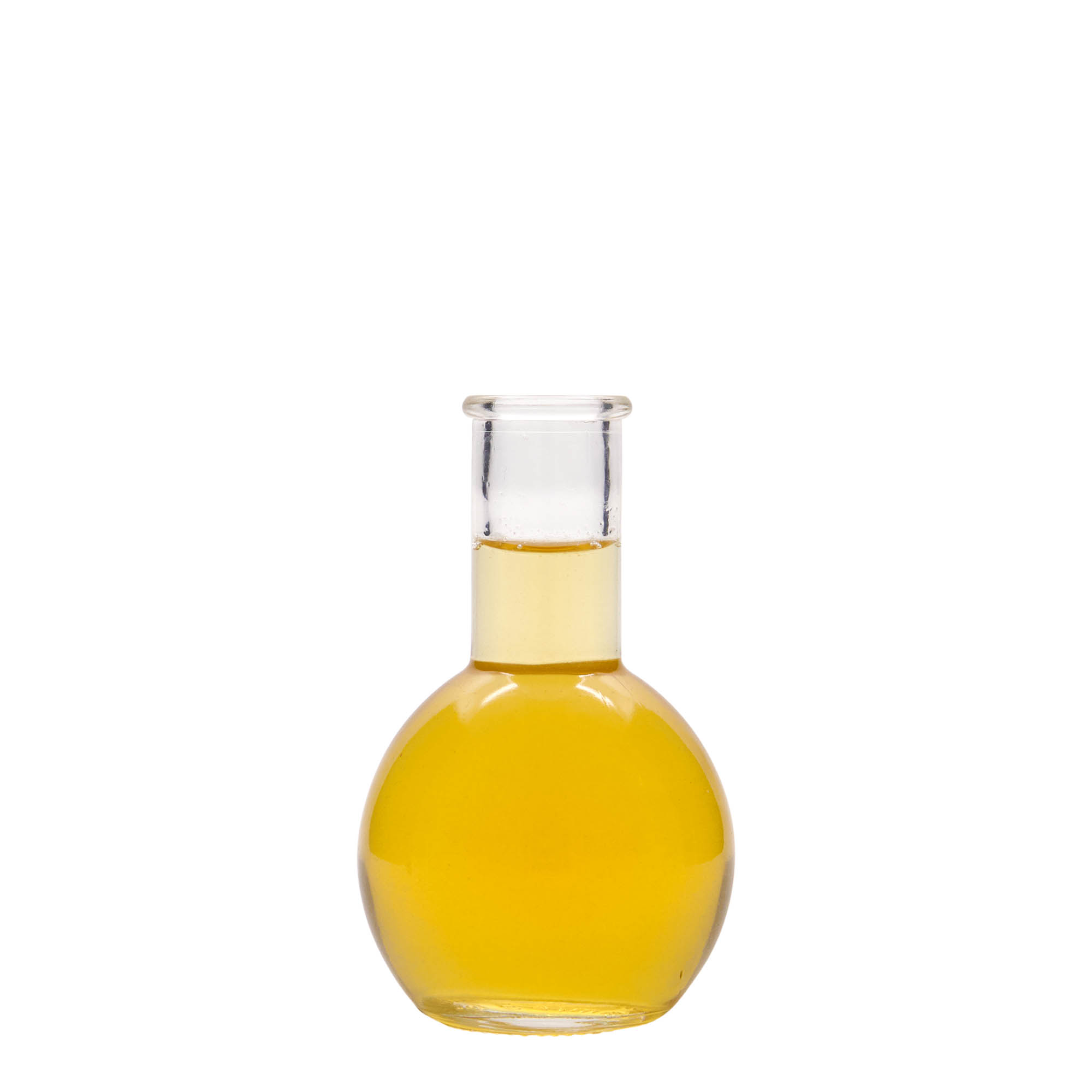 100 ml Glasflasche 'Tulipano', Mündung: Kork 100 ml Glasflasche 'Tulipano', Mündung: Kork