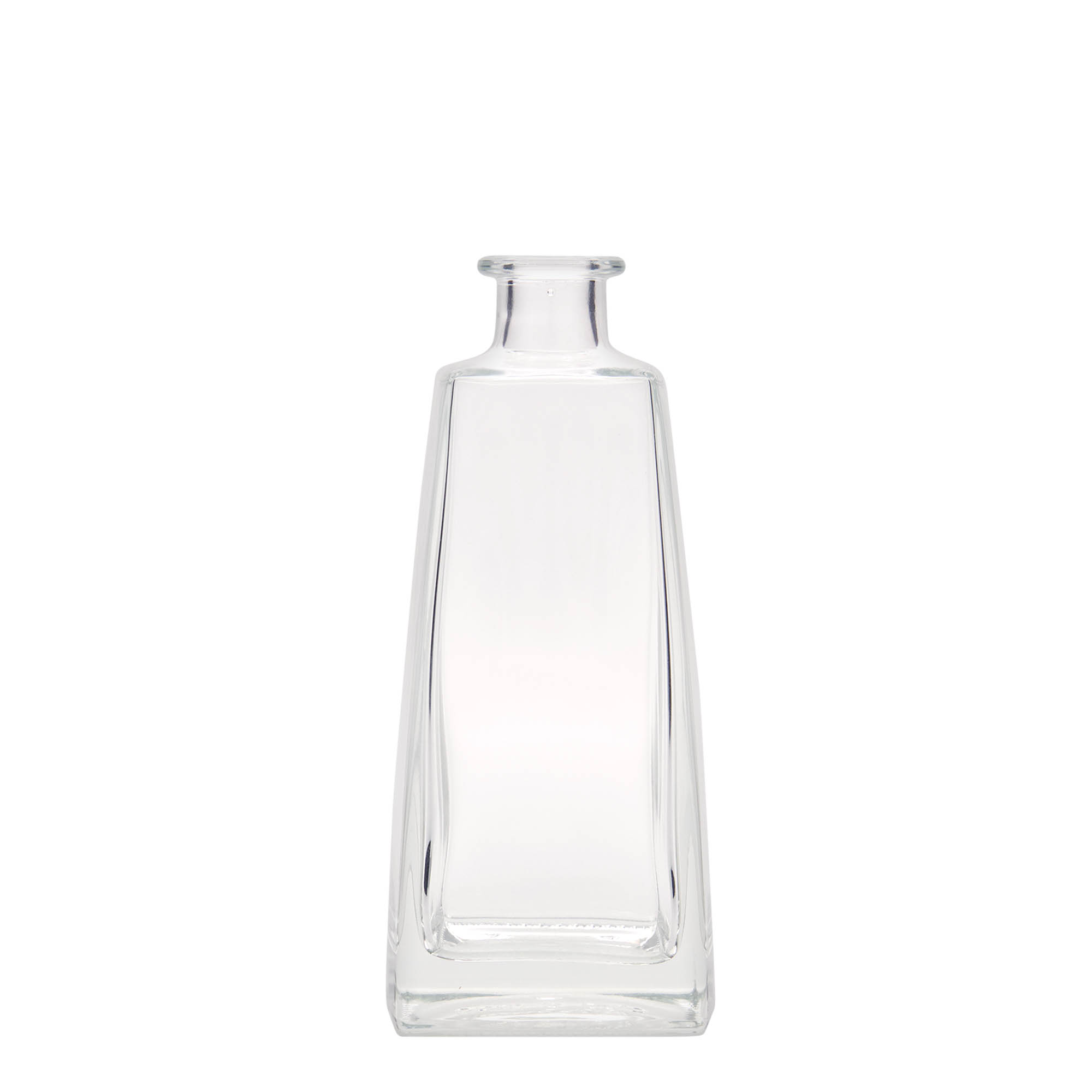 350 ml Glasflasche „Timmy“, rechteckig, Mündung: Kork