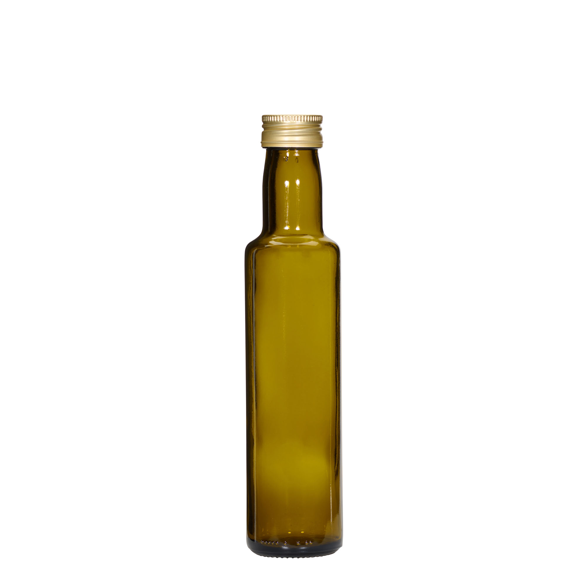250 ml Glasflasche 'Dorica', antikgrün, Mündung: PP 31,5 250 ml Glasflasche 'Dorica', antikgrün, Mündung: PP 31,5