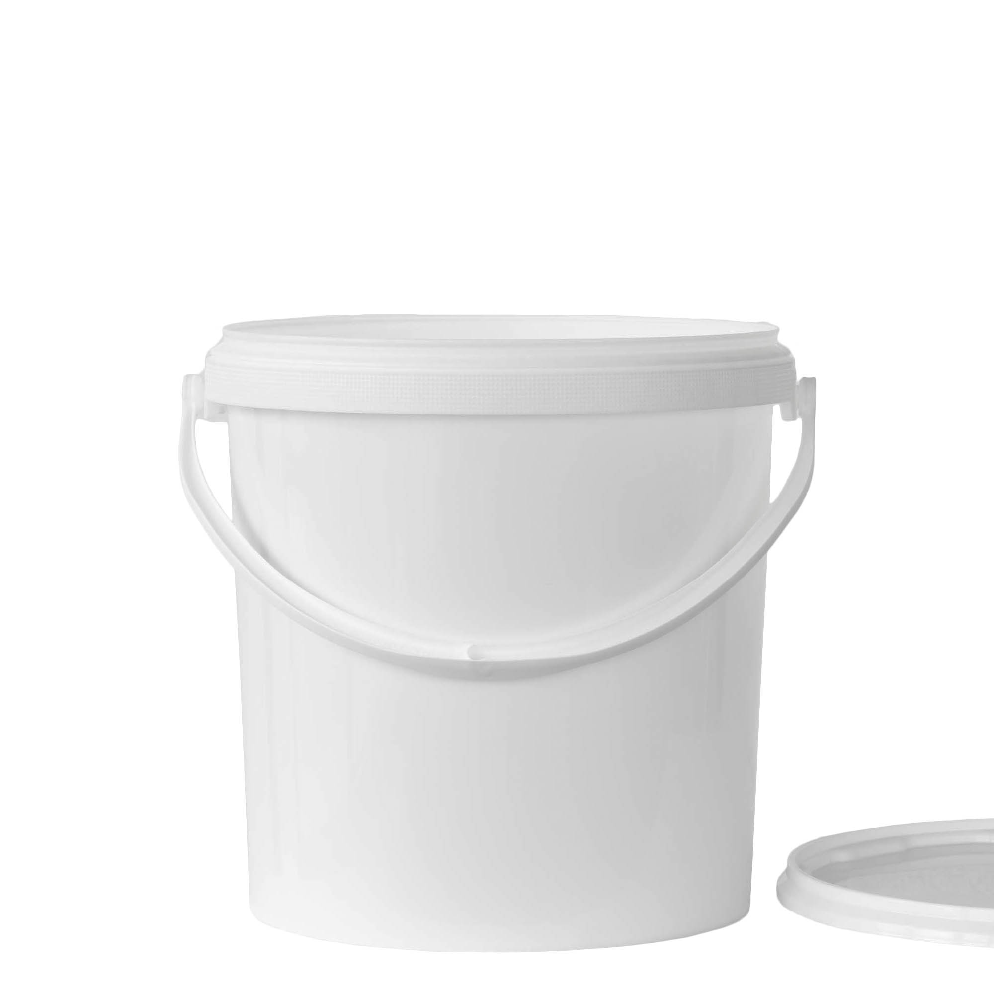 10 l Eimer, PP-Kunststoff, weiß 10 l Eimer, PP-Kunststoff, weiß