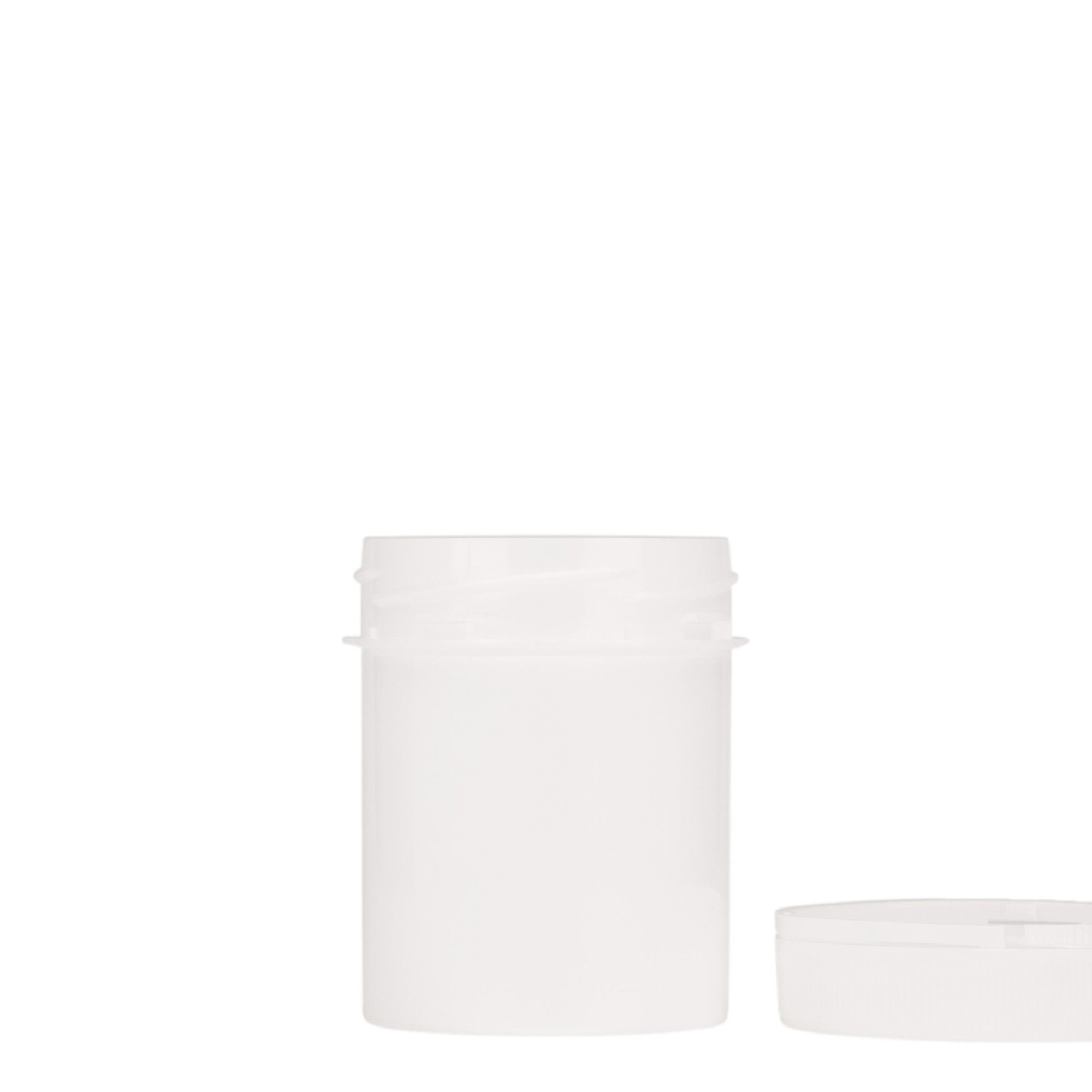 150 ml Kuststoffdose 'Securilock', PP, weiß, Mündung: Schraubverschluss