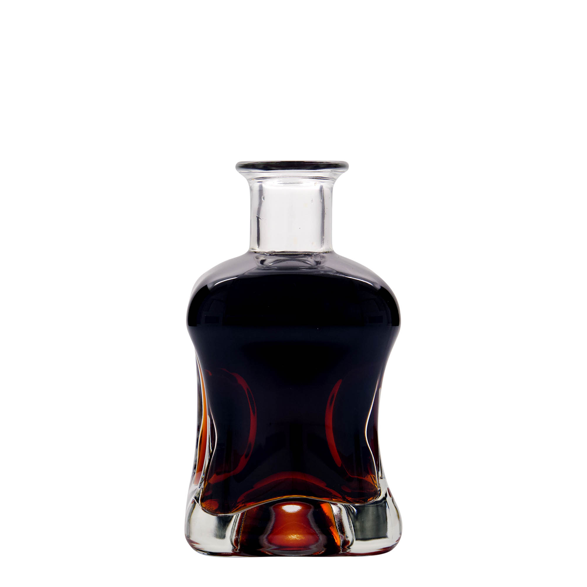 350 ml Glasflasche „Dublin“, quadratisch, Mündung: Kork