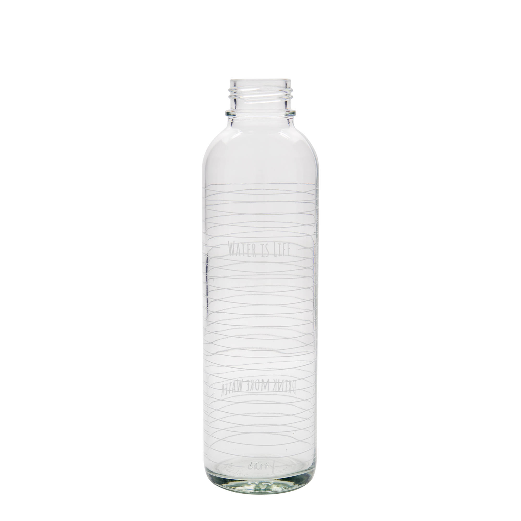 700 ml Trinkflasche CARRY Bottle „Water is Life“, Mündung: Schraubverschluss