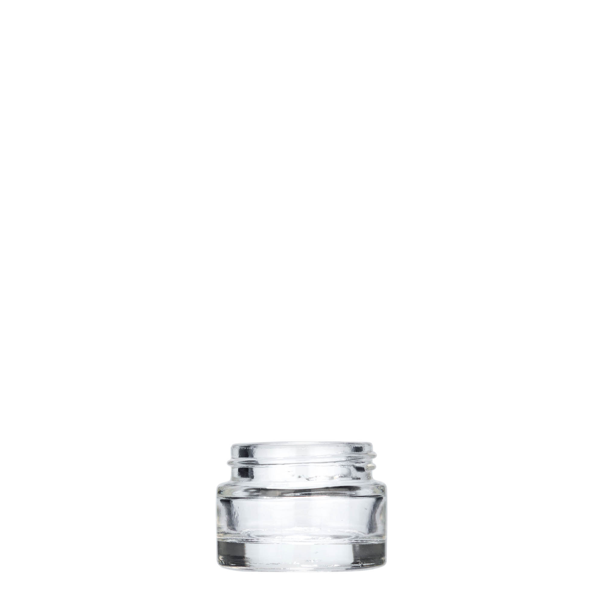 5 ml Tiegel „Beauty“, Glas, Mündung: Schraubverschluss