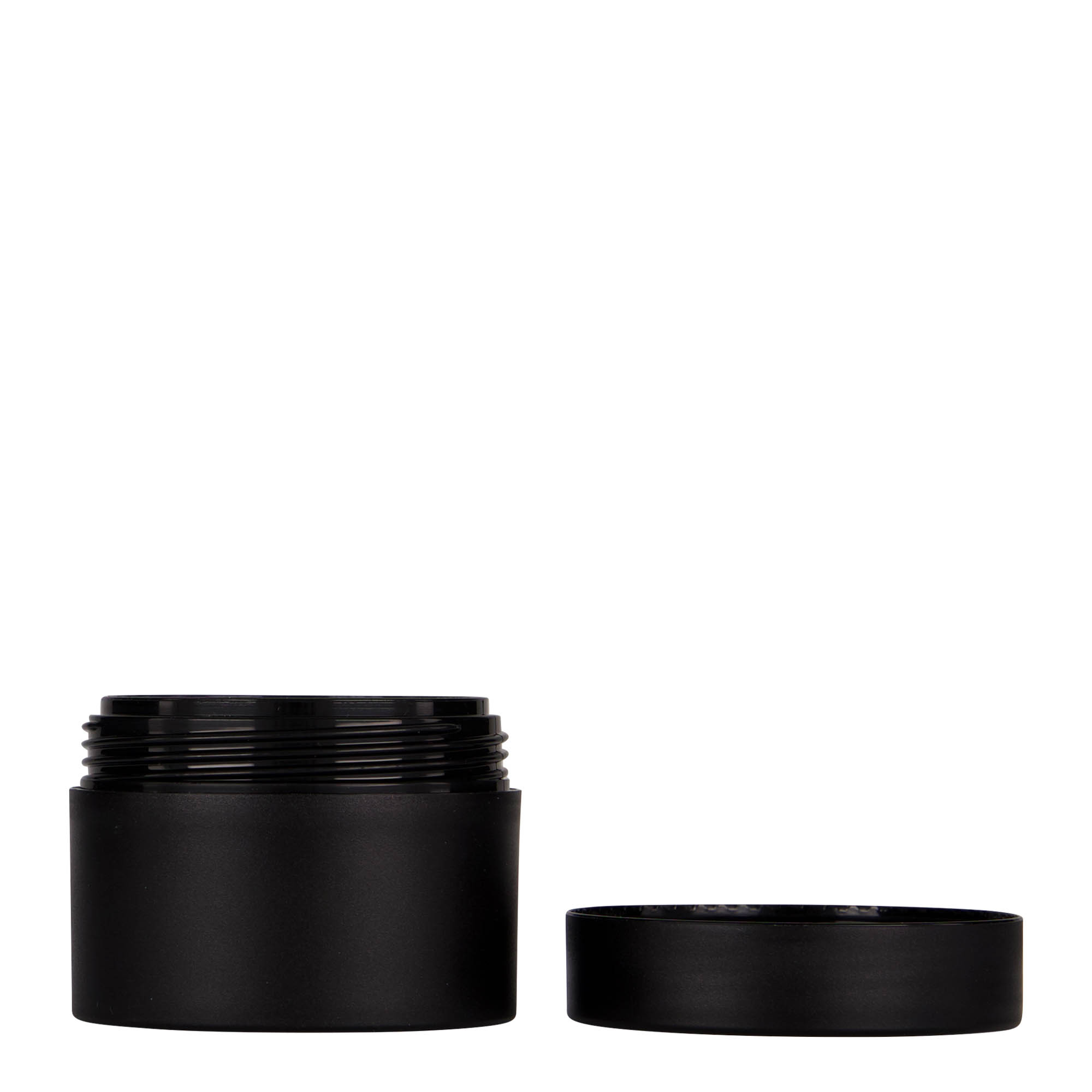 50 ml Kunststoffdose 'Antonella', PP, schwarz, Mündung: Schraubverschluss 50 ml Kunststoffdose 'Antonella', PP, schwarz, Mündung: Schraubverschluss
