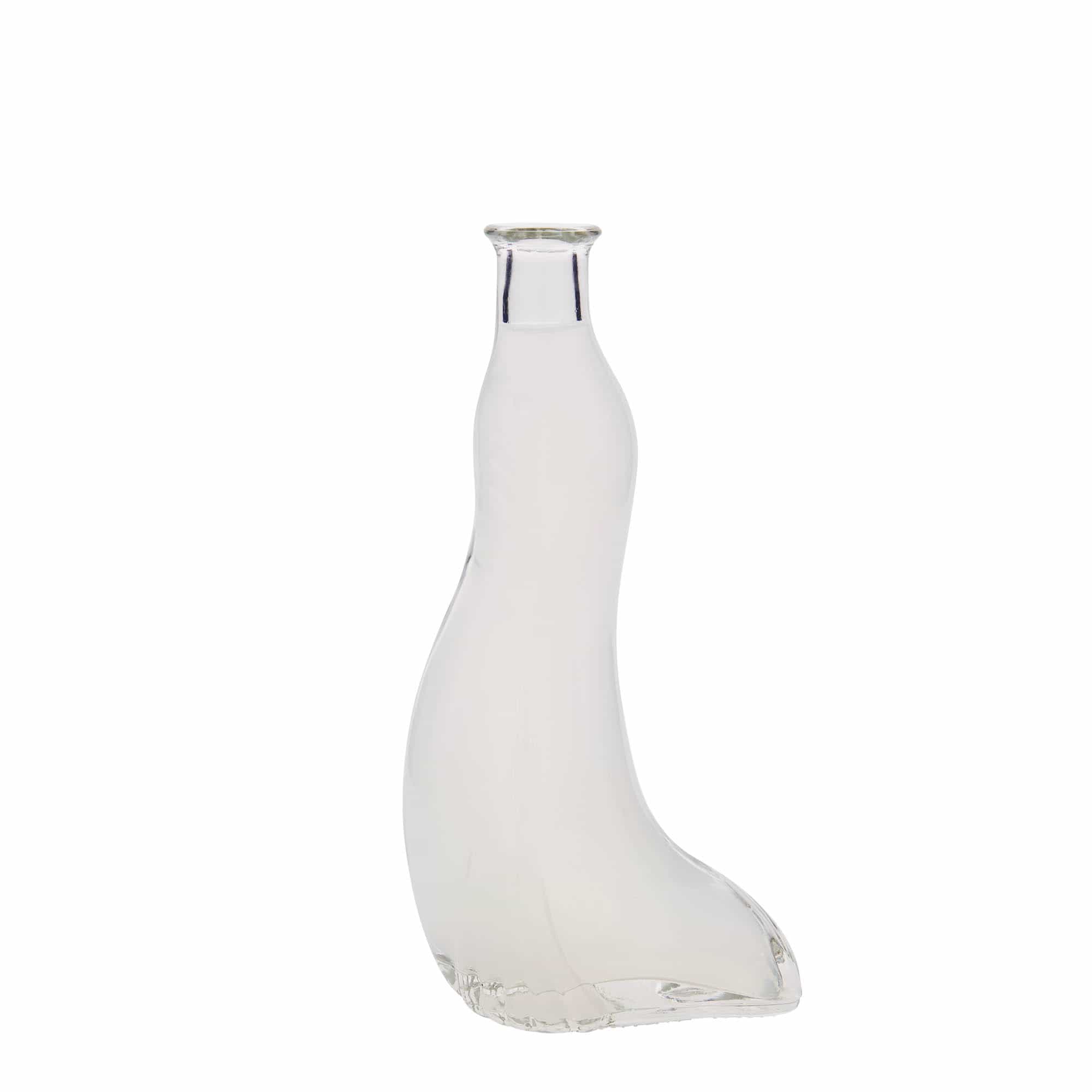 200 ml Glasflasche „Seehund“, Mündung: Kork