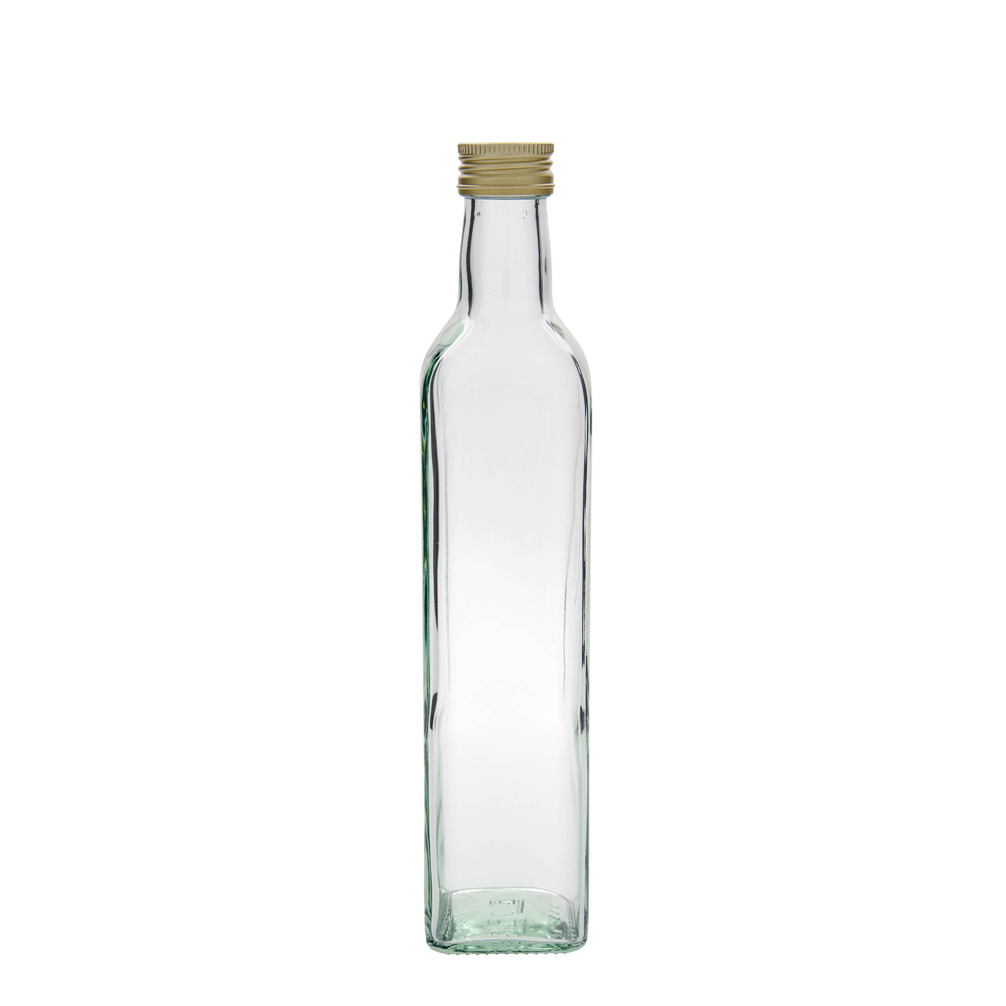 500 ml Glasflasche „Marasca“, quadratisch, Mündung: PP 31,5