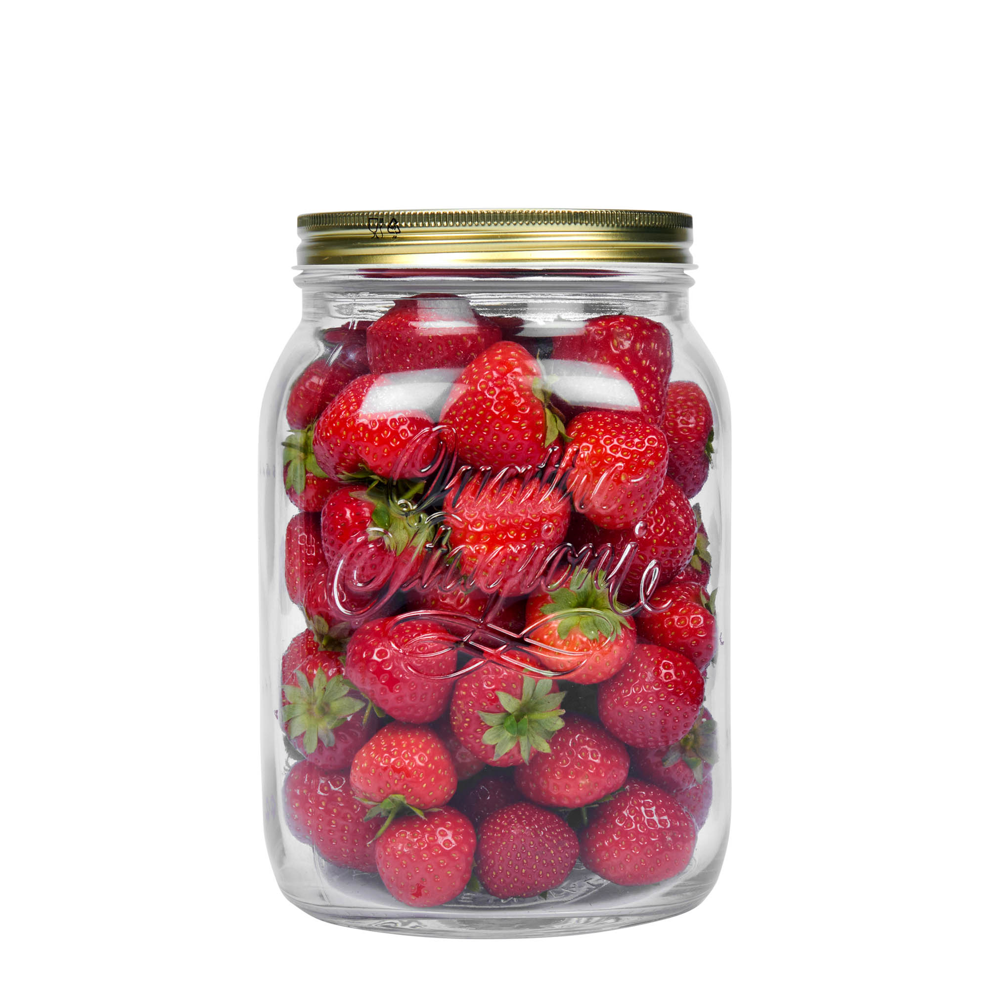 2.000 ml Glas 'Quattro Stagioni', Mündung: Schraubverschluss