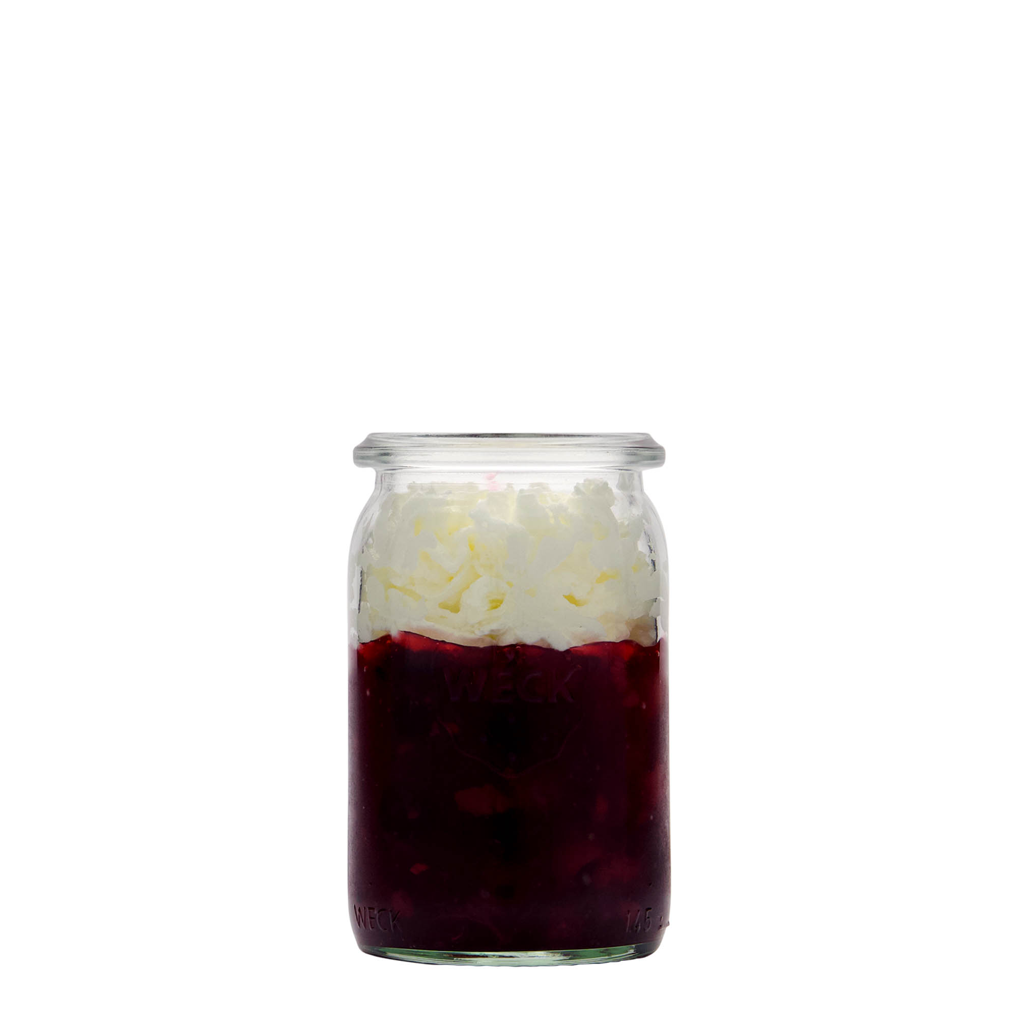 145 ml WECK-Zylinderglas, Mündung: Rundrand
