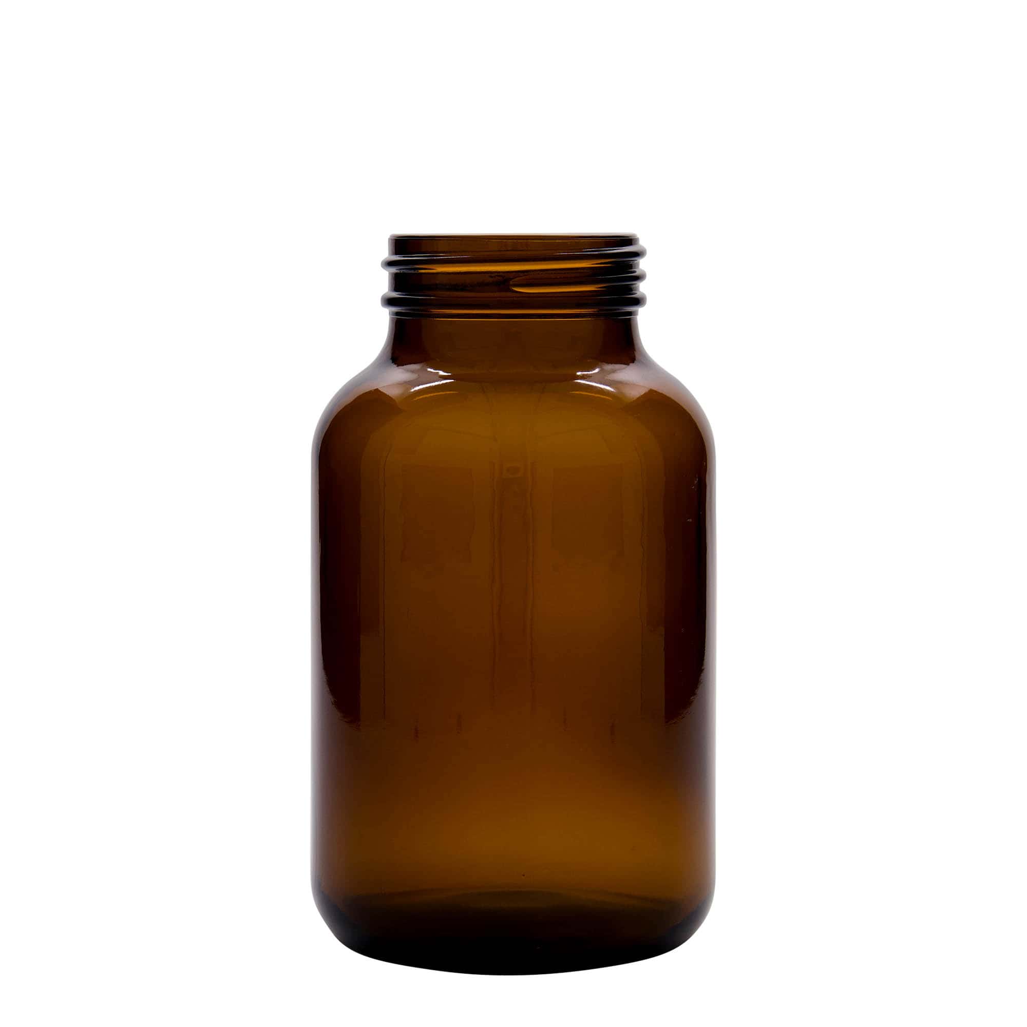 1.000 ml Weithalsglas, braun, Mündung: DIN 68 1.000 ml Weithalsglas, braun, Mündung: DIN 68
