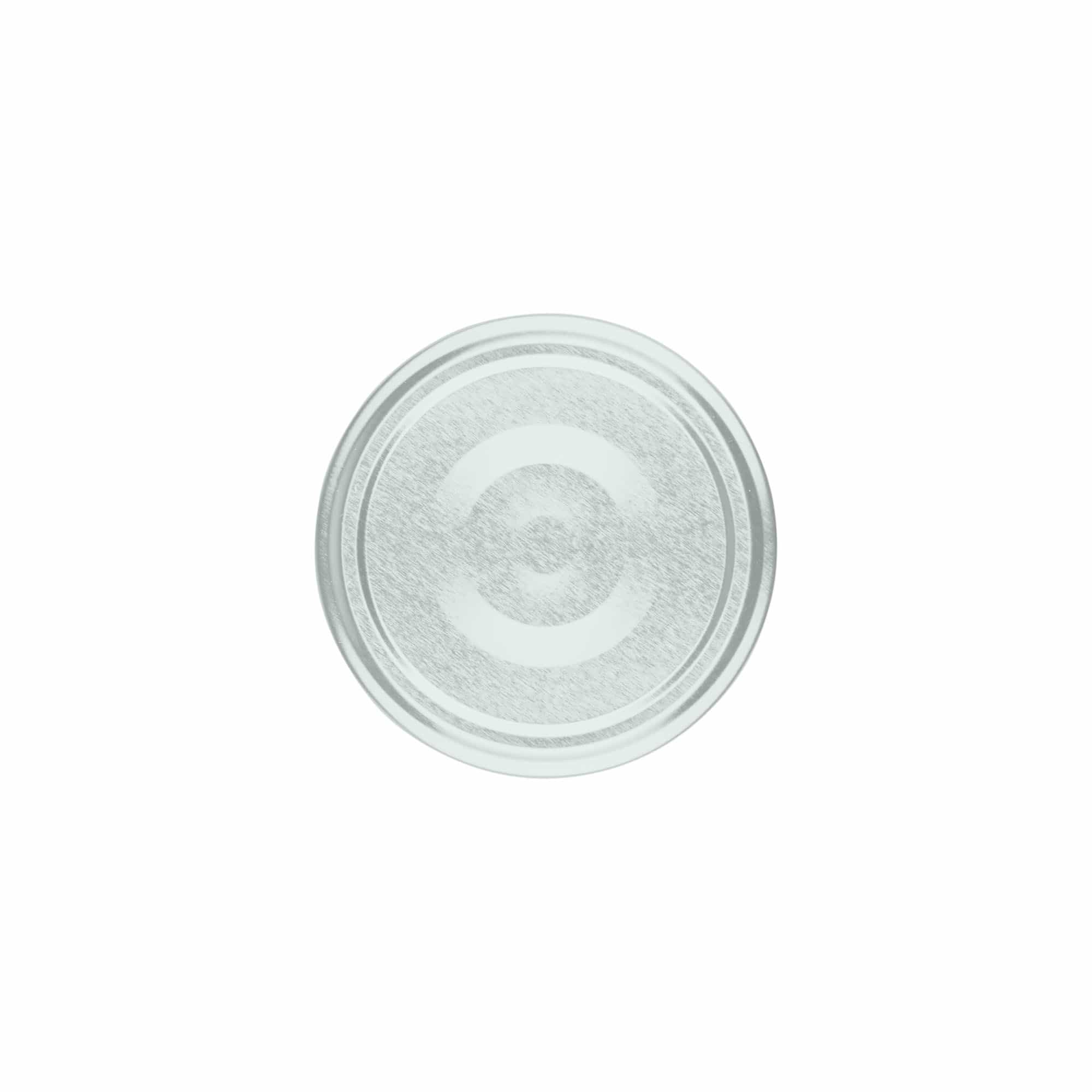 Twist-Off-Deckel, Weißblech, silber, für Mündung: TO 66