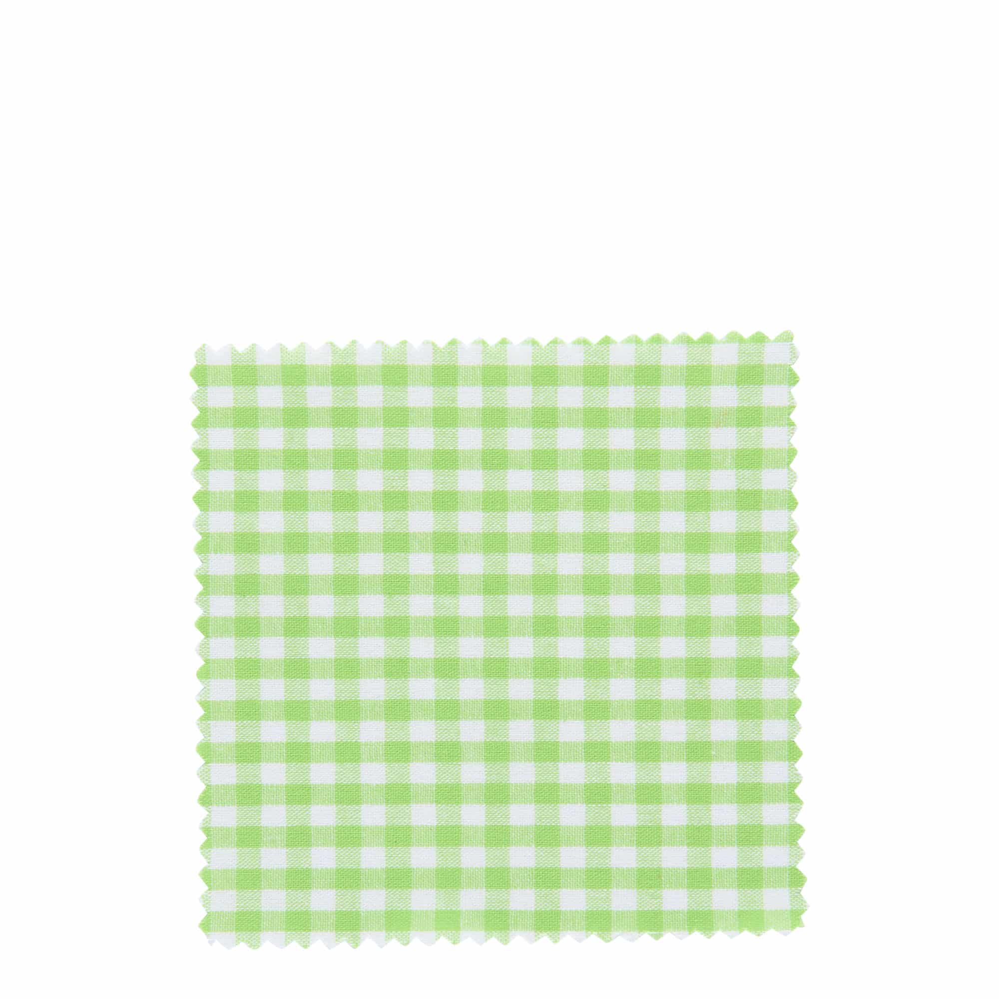 Stoffdeckchen kariert 12x12, quadratisch, Textil, lindgrün, Mündung: TO38-TO53
