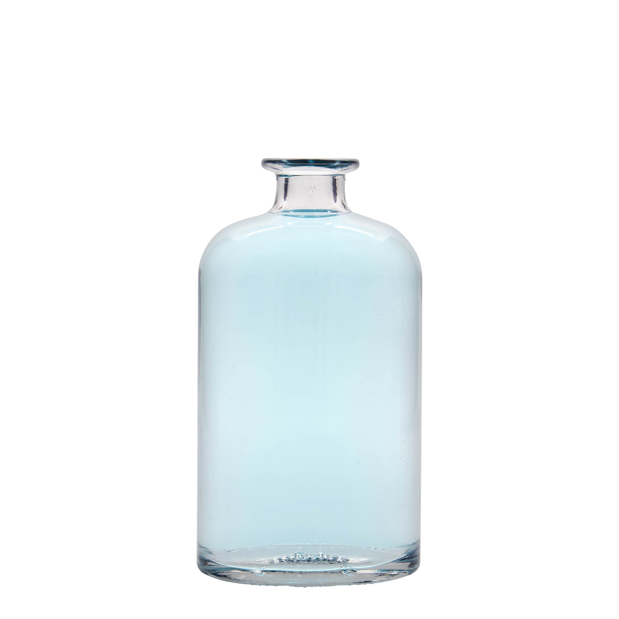 500 ml Glasflasche 'Dundee', oval, Mündung: Kork 500 ml Glasflasche 'Dundee', oval, Mündung: Kork