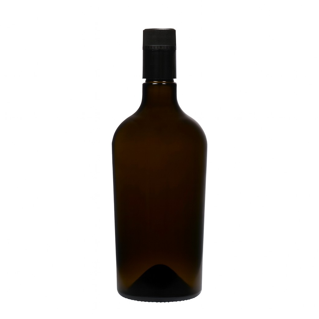 750 ml Essig-/Ölflasche 'Oleum', Glas, antikgrün, Mündung: DOP
