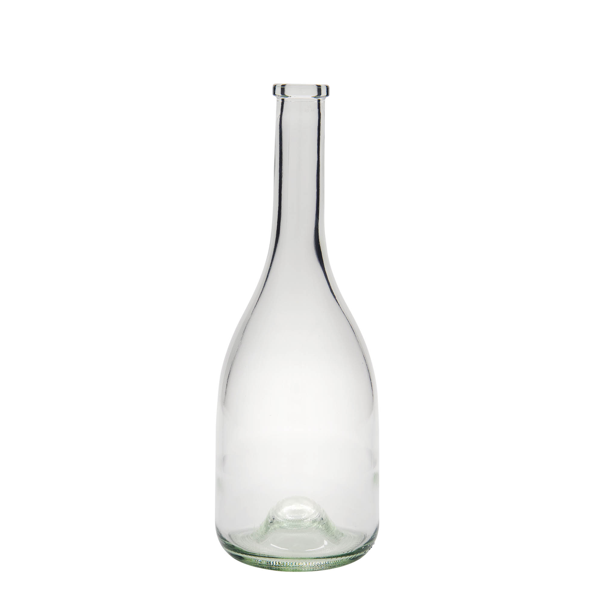 750 ml Glasflasche 'Rustica', Mündung: Kork 750 ml Glasflasche 'Rustica', Mündung: Kork