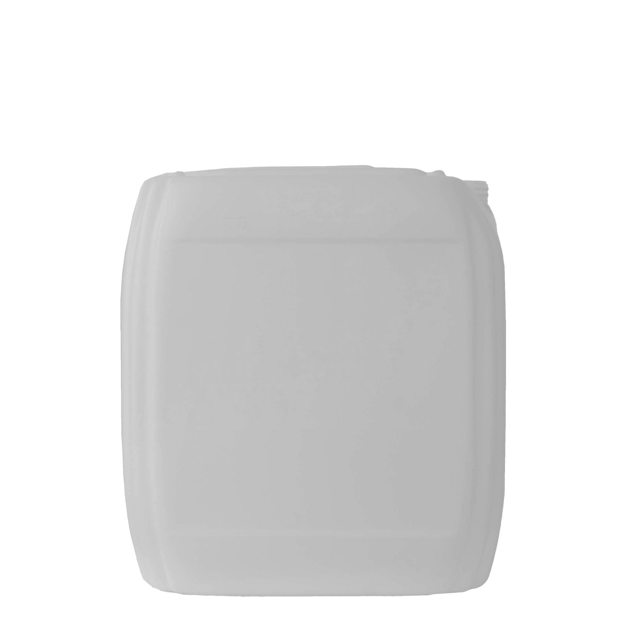 30 l Kanister, rechteckig, HDPE-Kunststoff, natur, Mündung: ND 60 30 l Kanister, rechteckig, HDPE-Kunststoff, natur, Mündung: ND 60