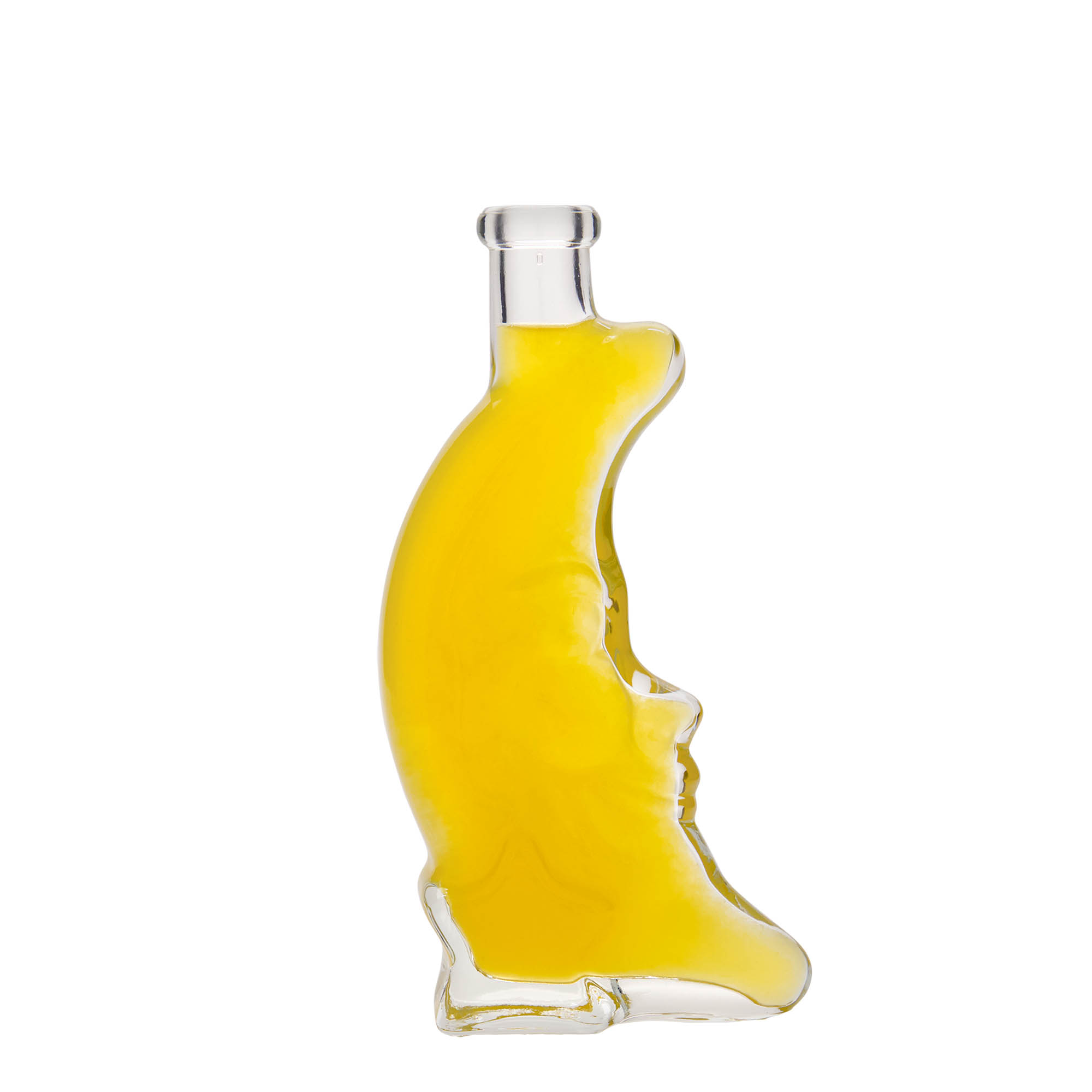200 ml Glasflasche „Mond“, Mündung: Kork