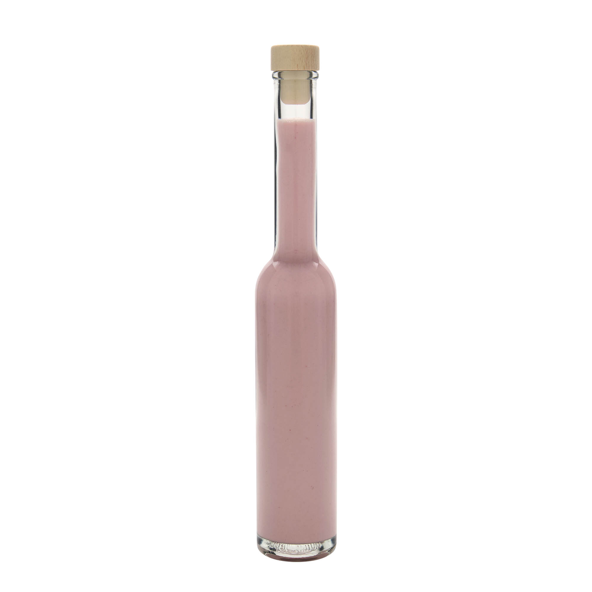 200 ml Glasflasche 'Platina', Mündung: Kork