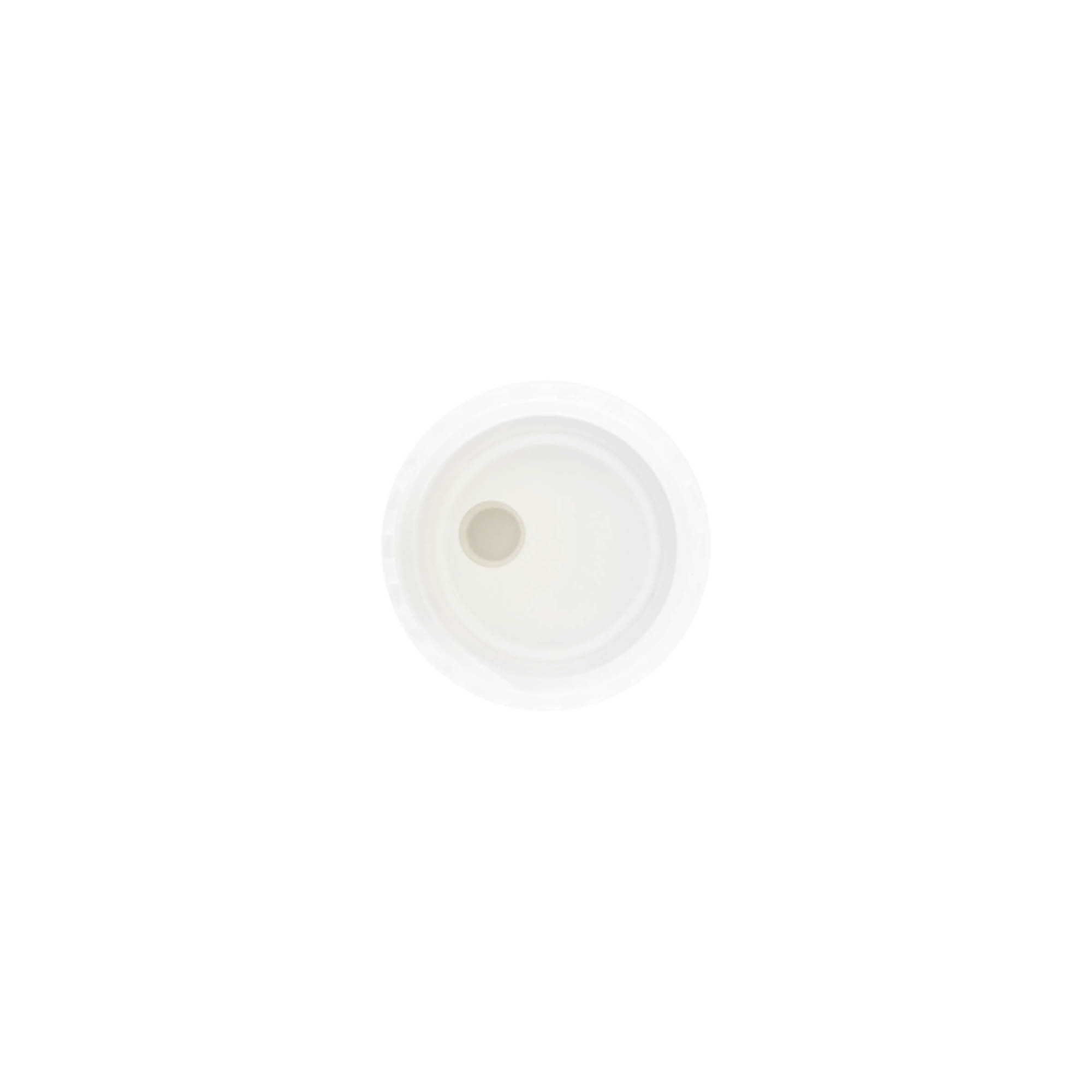 Schraubverschluss Disc Top, PP-Kunststoff, weiß, für Mündung: 24/410 Schraubverschluss Disc Top, PP-Kunststoff, weiß, für Mündung: 24/410