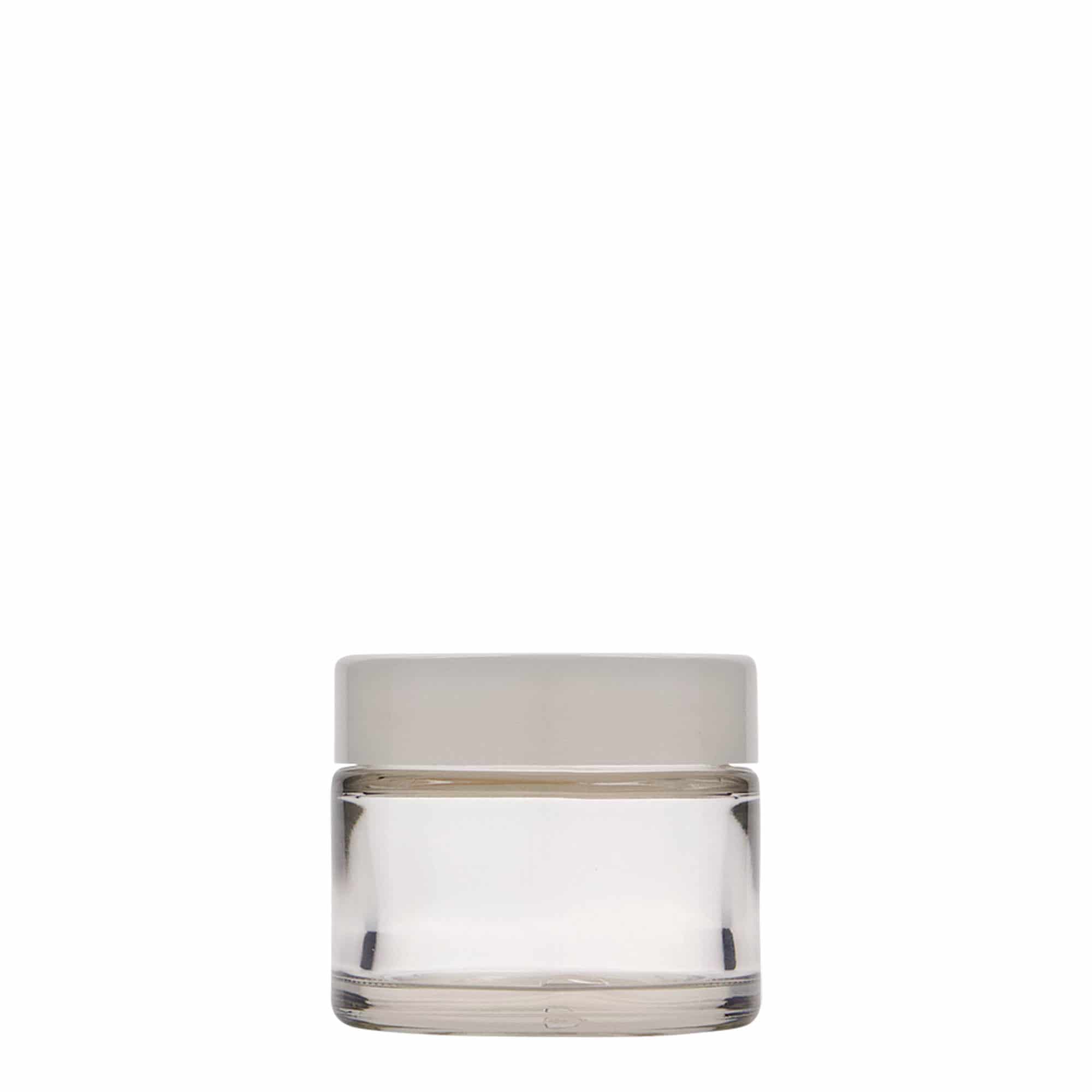 50 ml Tiegel „Beauty“, Glas, Mündung: Schraubverschluss