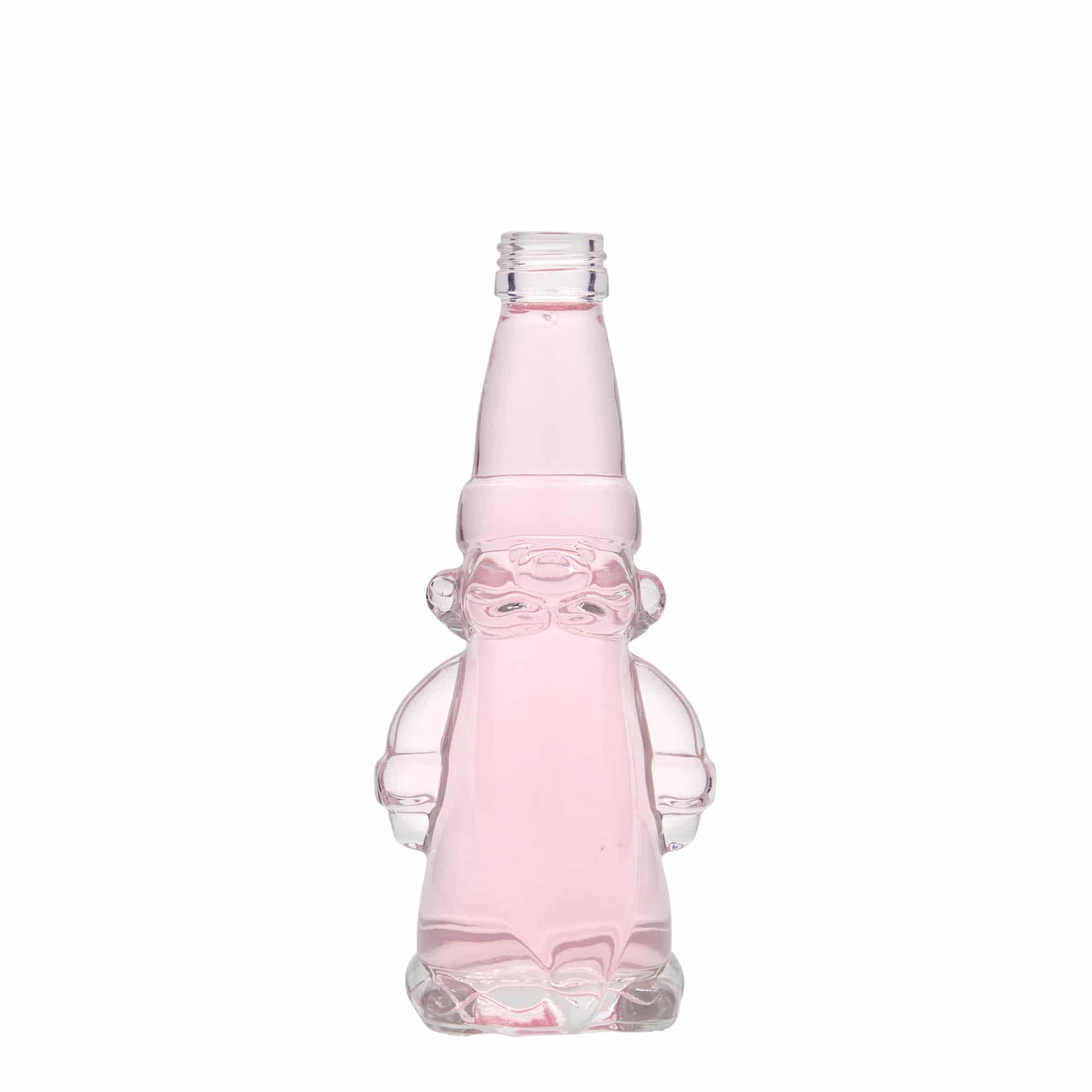 200 ml Glasflasche 'Weihnachtswichtel', Mündung: PP 28