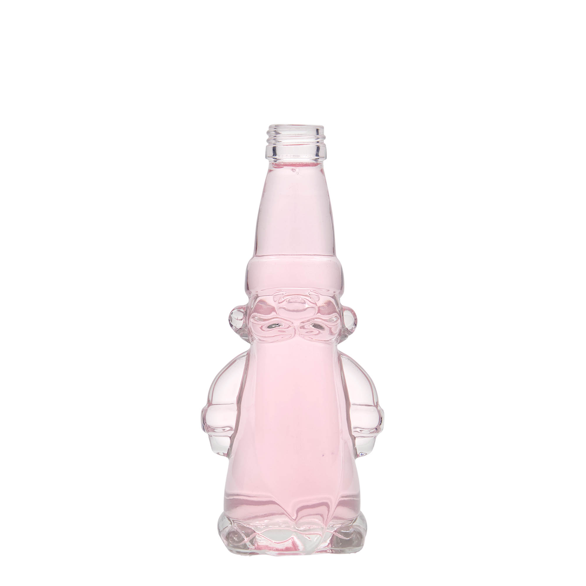 200 ml Glasflasche „Weihnachtswichtel“, Mündung: PP 28