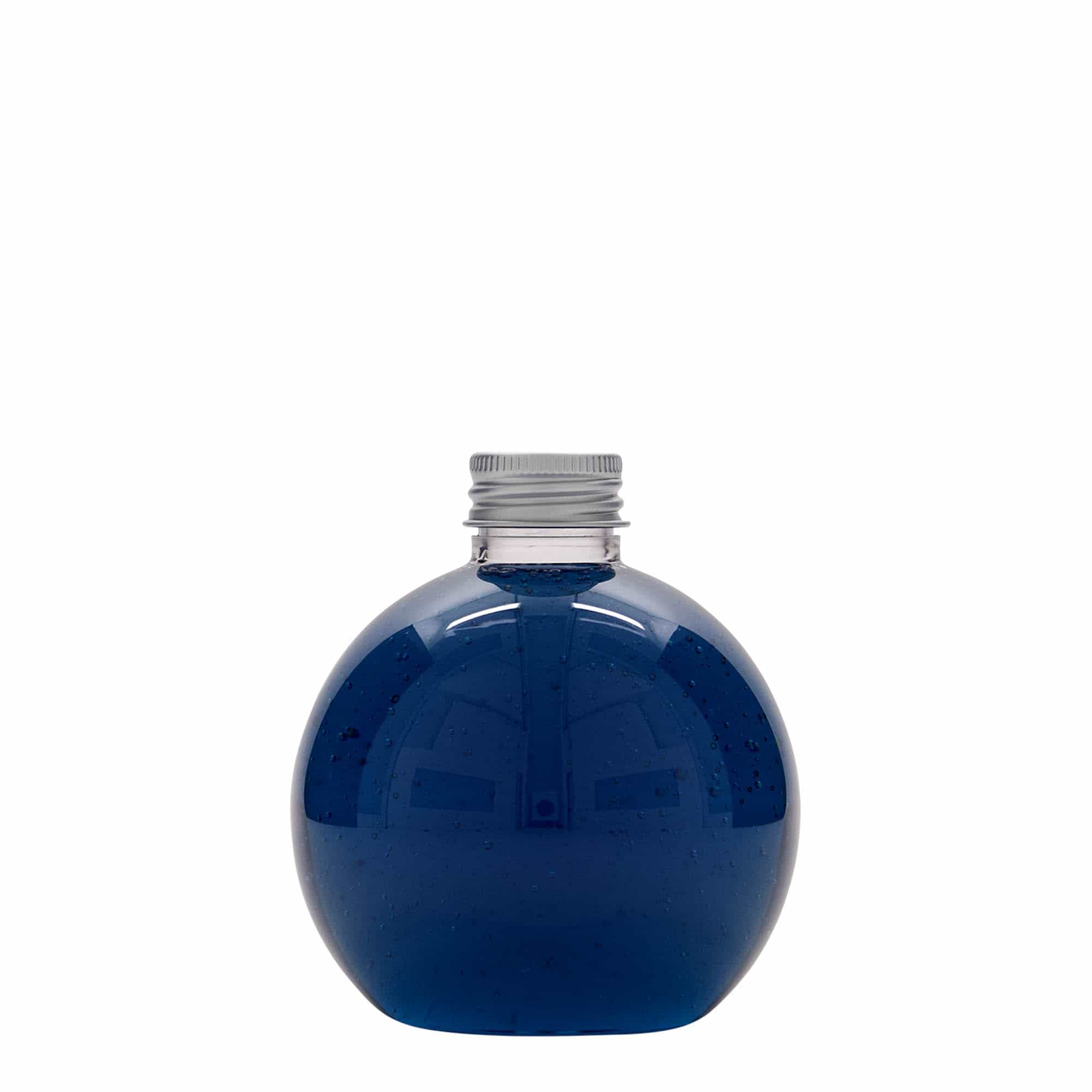 250 ml PET-Flasche 'Perry', rund, Kunststoff, Mündung: GPI 24/410