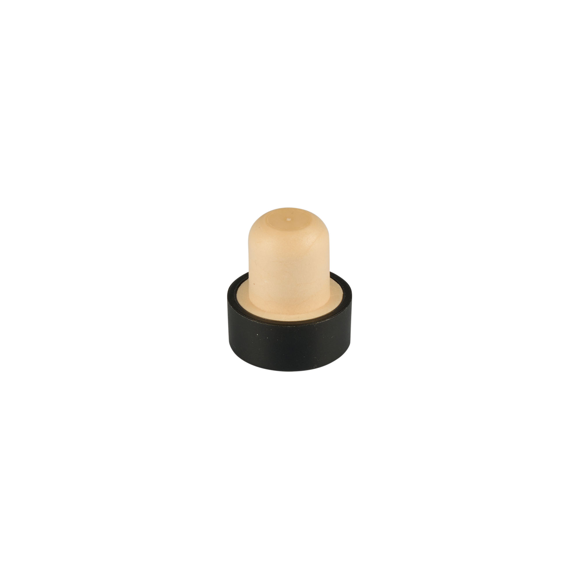 Griffkorken 11 mm, Holz, schwarz, für Mündung: Kork