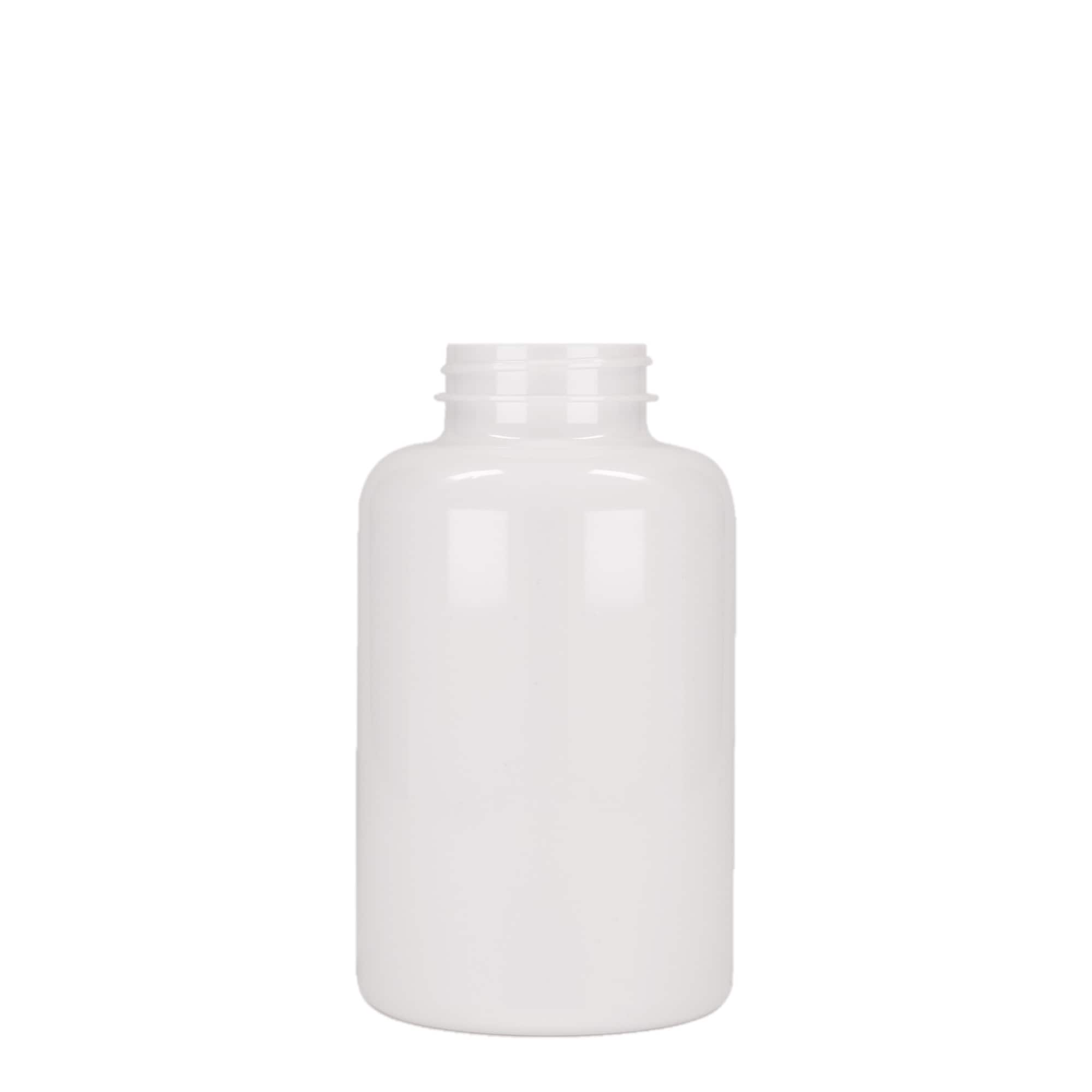 500 ml PET-Packer, Kunststoff, weiß, Mündung:  45/400