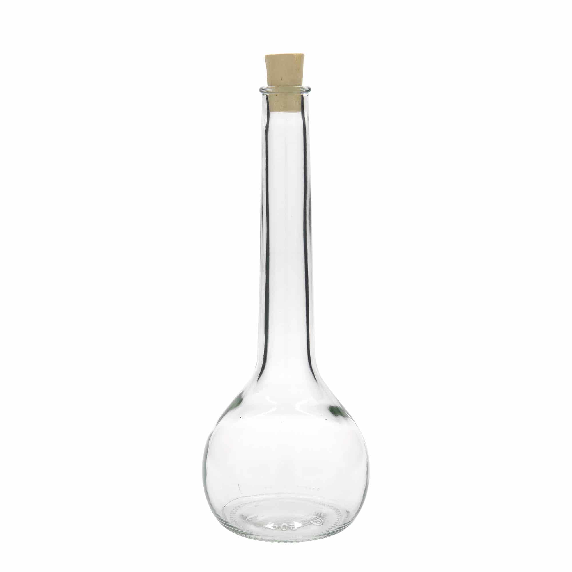 500 ml Glasflasche 'Tulipano', Mündung: Kork 500 ml Glasflasche 'Tulipano', Mündung: Kork