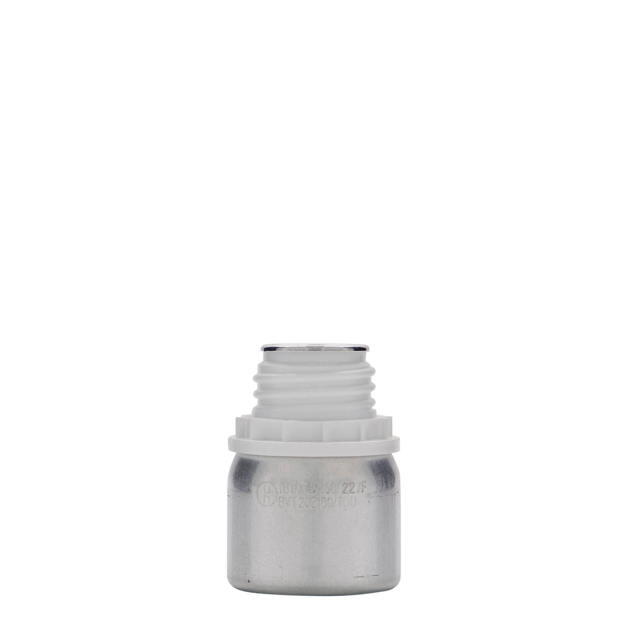 50 ml Aluminiumflasche, Metall, silber, Mündung: DIN 32 50 ml Aluminiumflasche, Metall, silber, Mündung: DIN 32