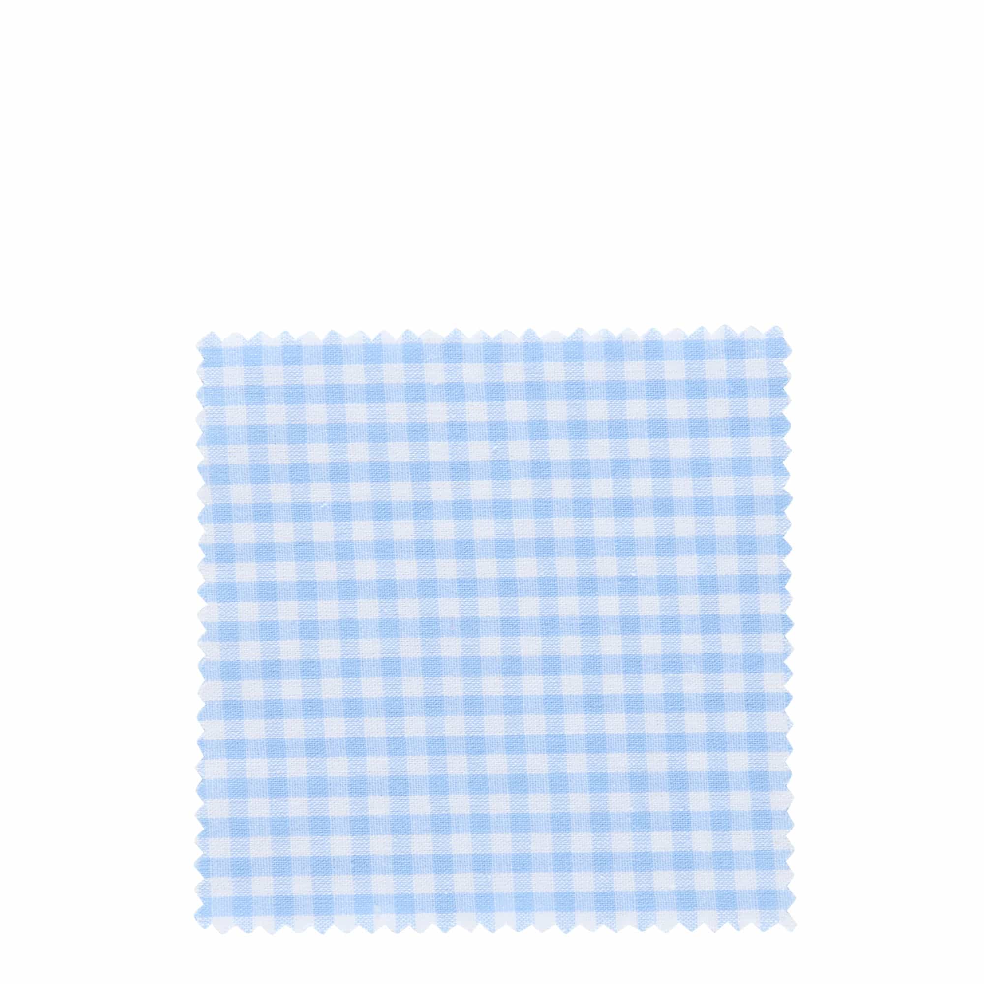Stoffdeckchen kariert 12x12, quadratisch, Textil, hellblau, Mündung: TO38-TO53