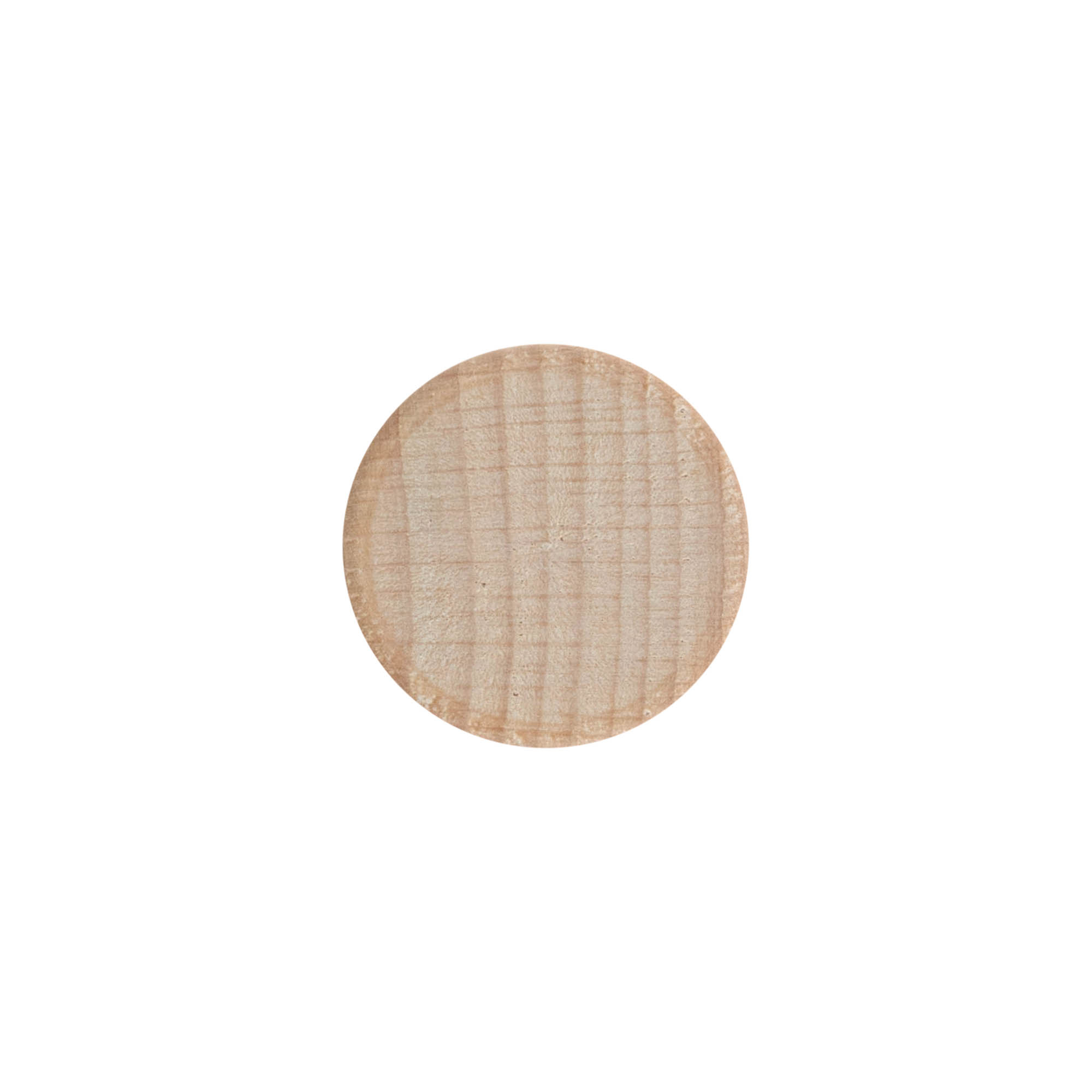 Schraubverschluss, Holz, beige, für Mündung: GPI 28/400