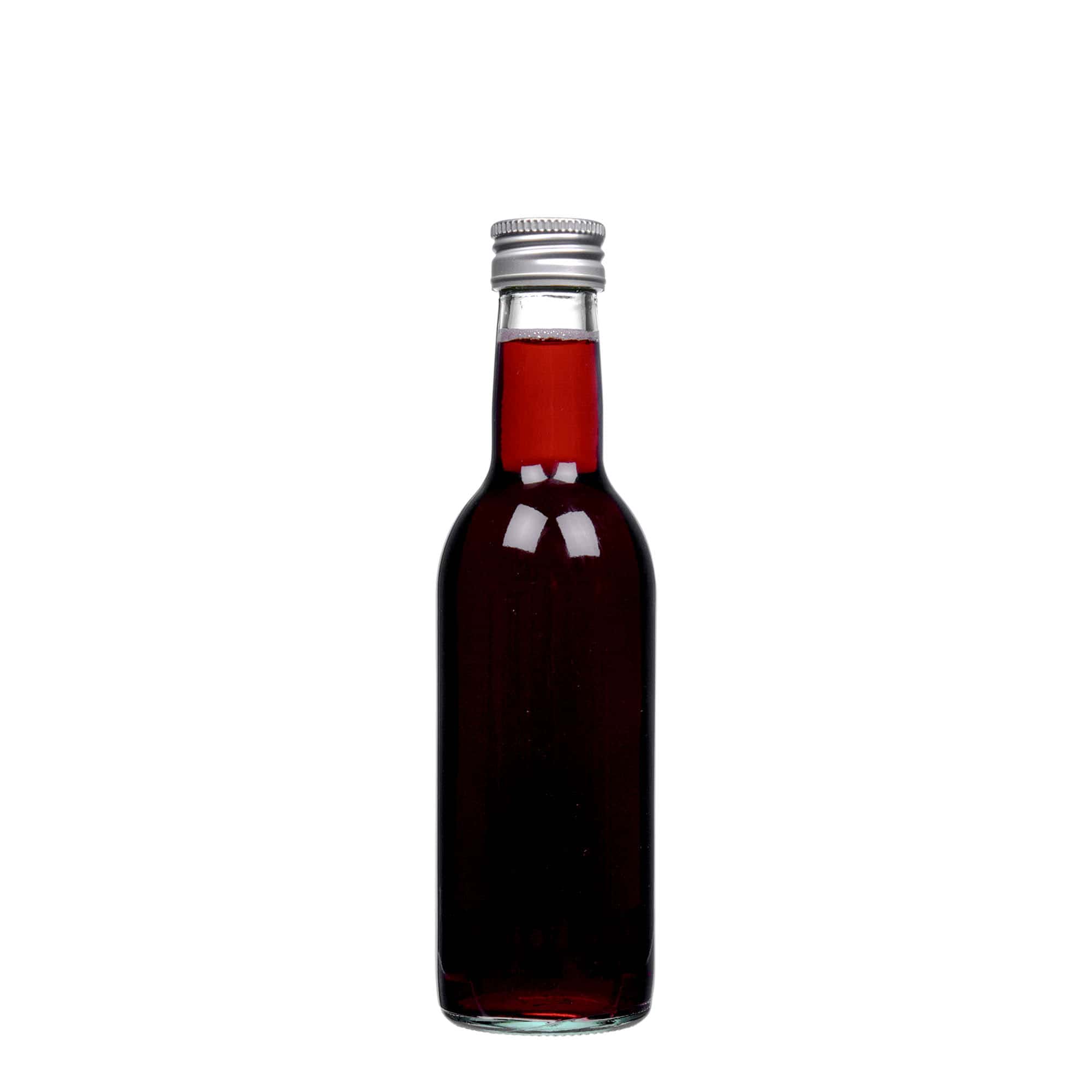 250 ml Glasflasche „Bordeaux“, Mündung: PP 28