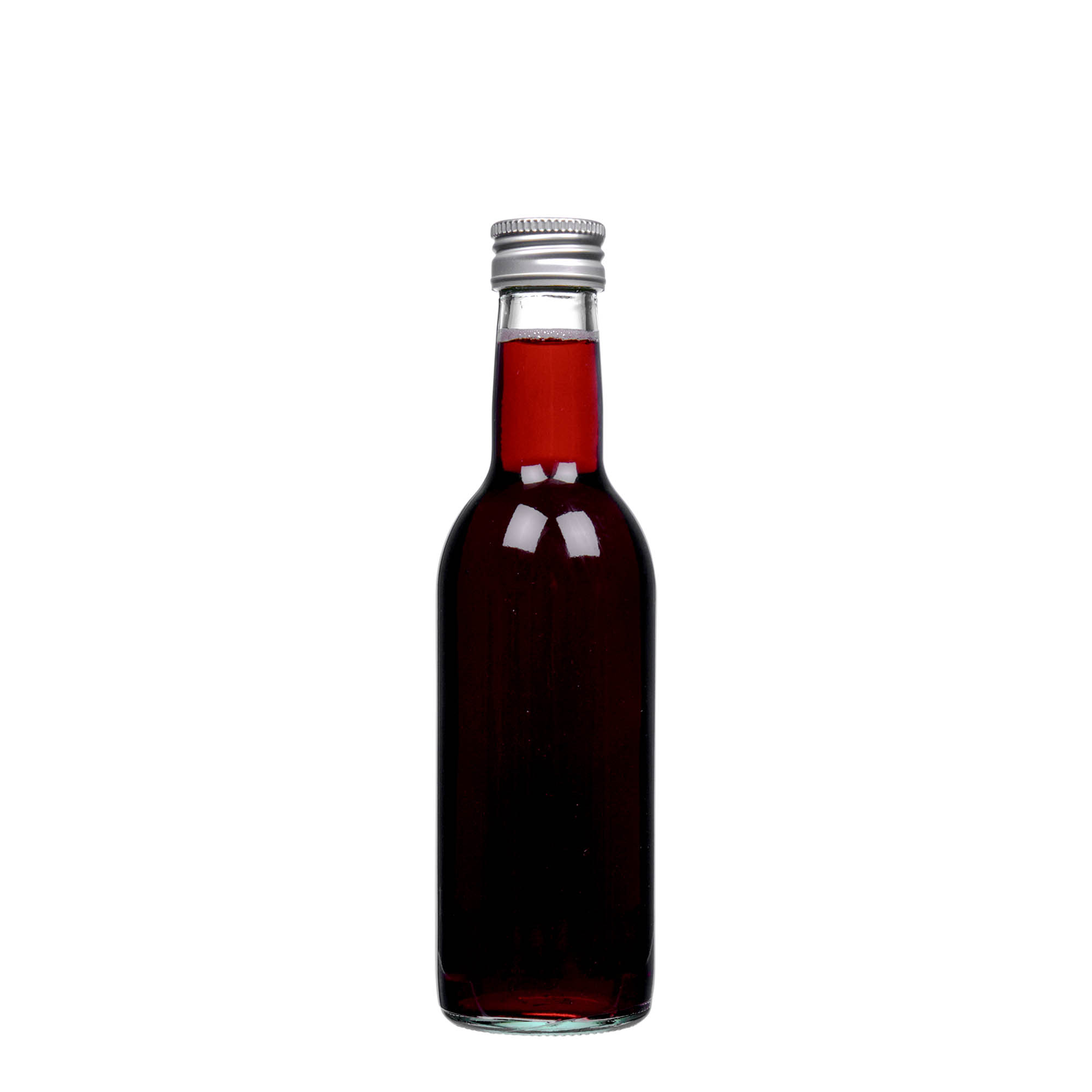 250 ml Glasflasche „Bordeaux“, Mündung: PP 28