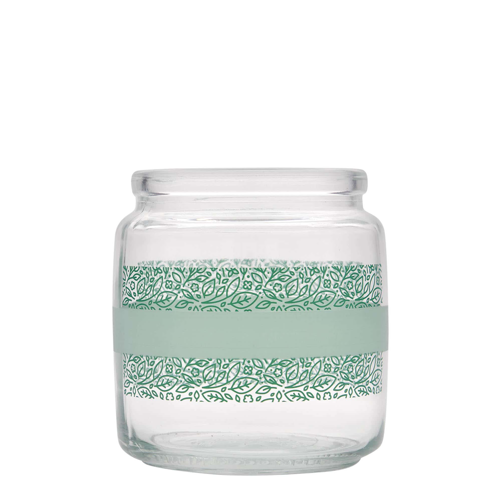750 ml Korkenglas 'Giara', Motiv: Naturalmente verde, Mündung: Kork