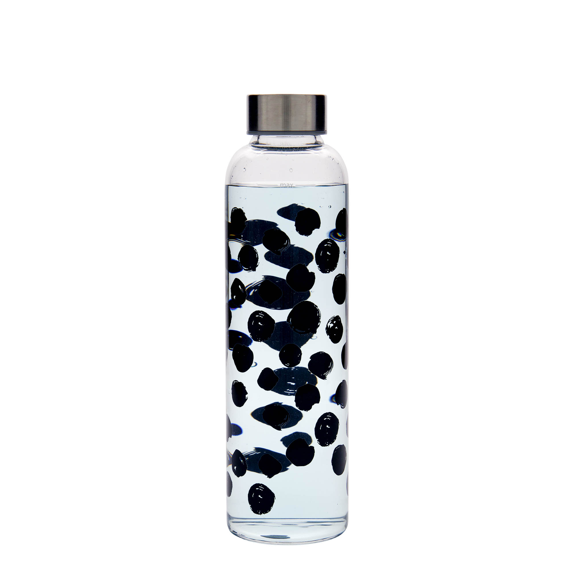 500 ml Trinkflasche 'Perseus - Schwarze Punkte', Mündung: Schraubverschluss 500 ml Trinkflasche 'Perseus - Schwarze Punkte', Mündung: Schraubverschluss
