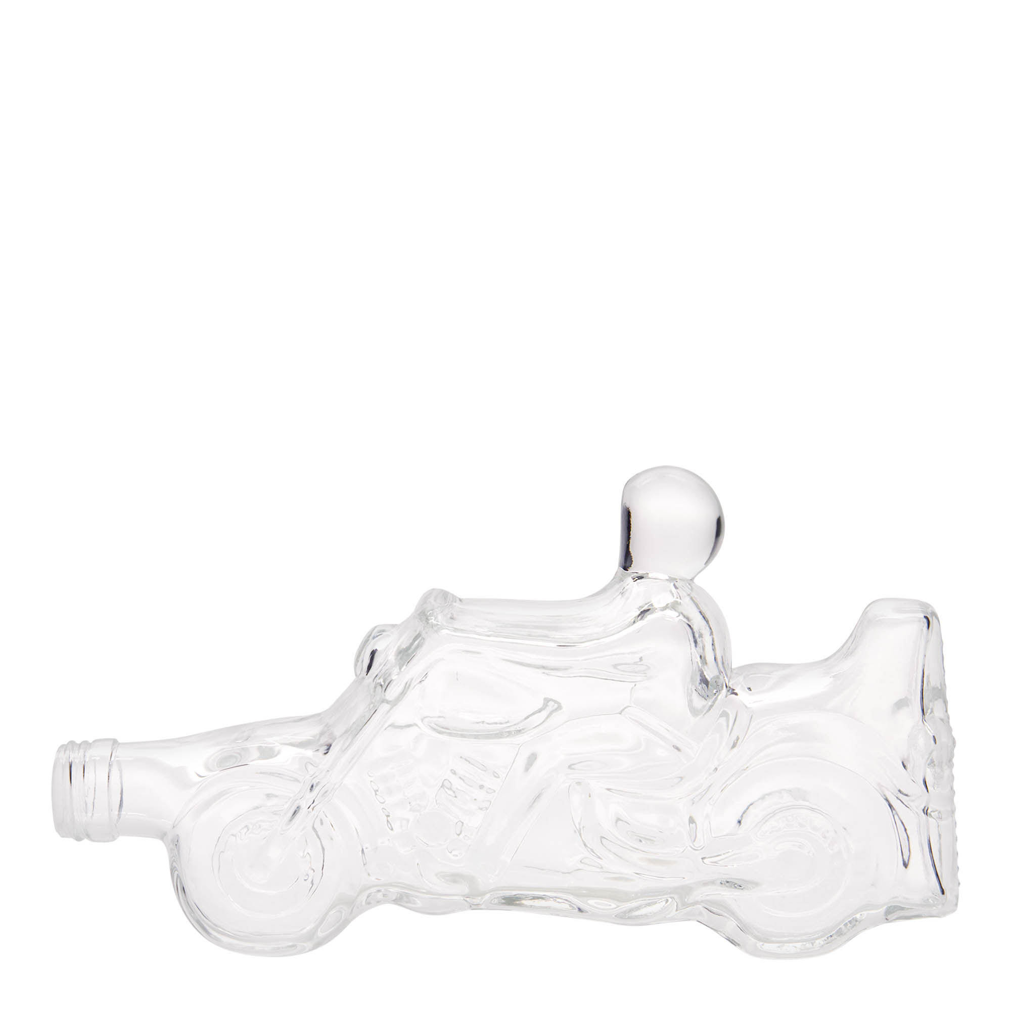 350 ml Glasflasche „Motorrad“, Mündung: PP 28
