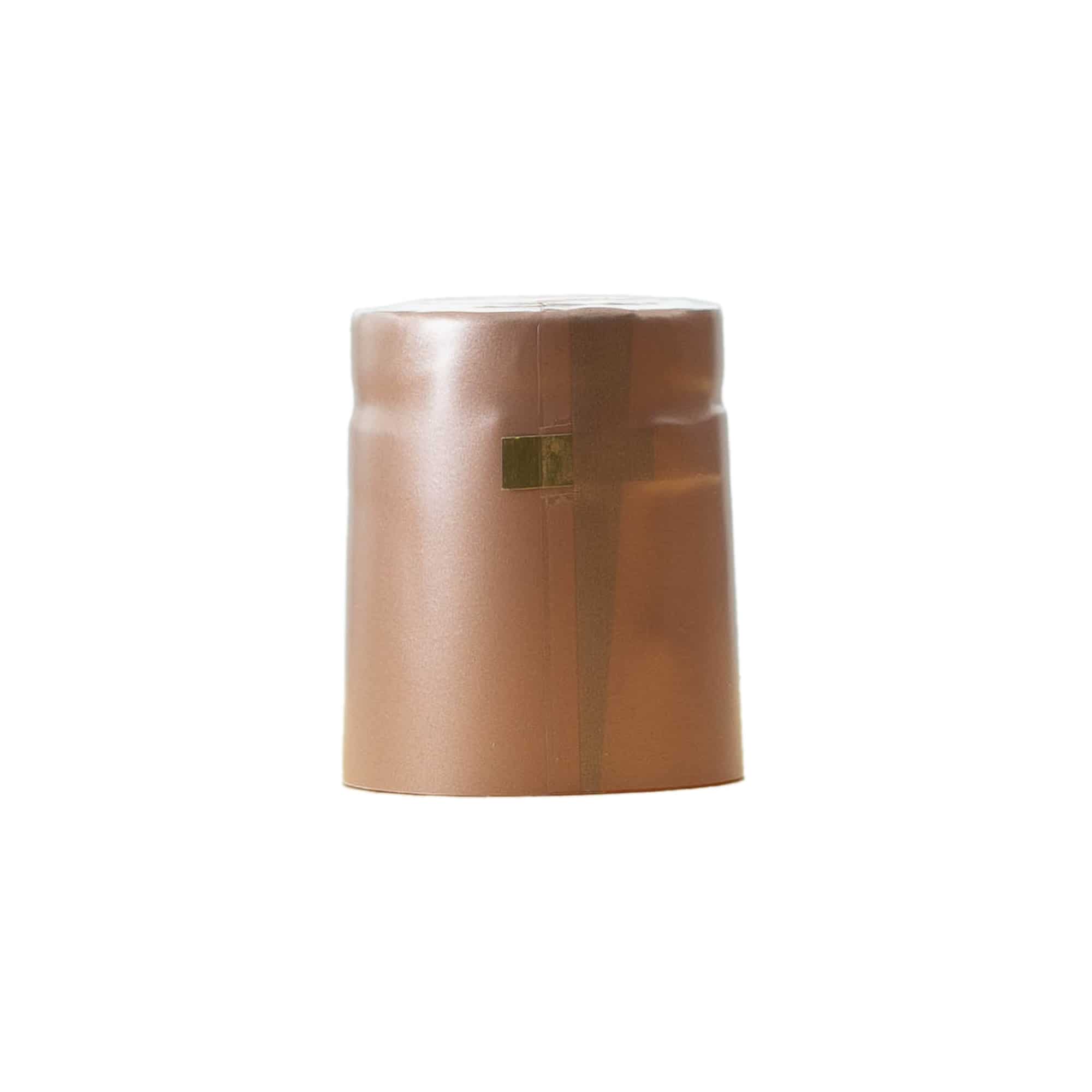 Schrumpfkapsel 32x41, PVC-Kunststoff, terrakotta Schrumpfkapsel 32x41, PVC-Kunststoff, terrakotta