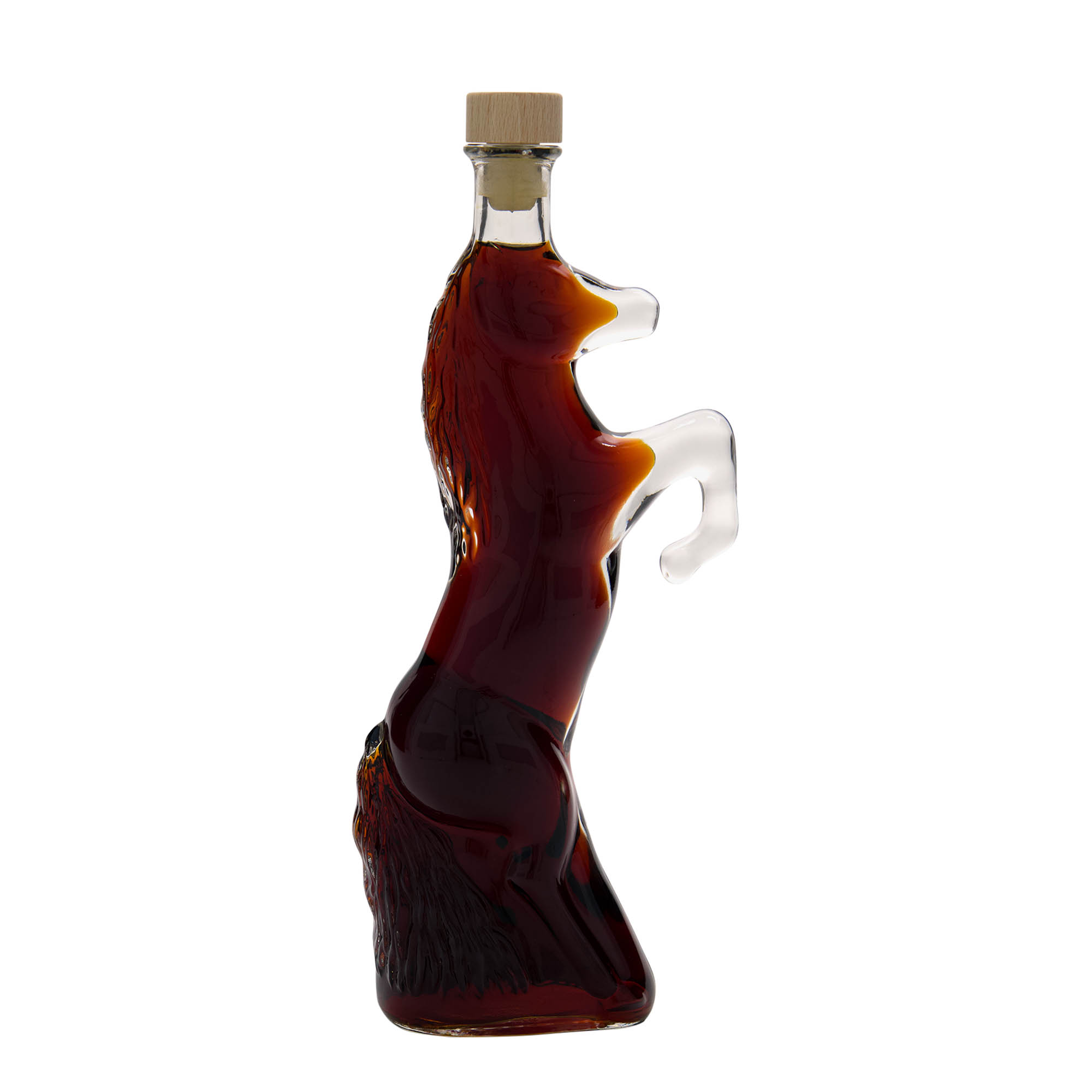 350 ml Glasflasche 'Wild Horse', Mündung: Kork 350 ml Glasflasche 'Wild Horse', Mündung: Kork
